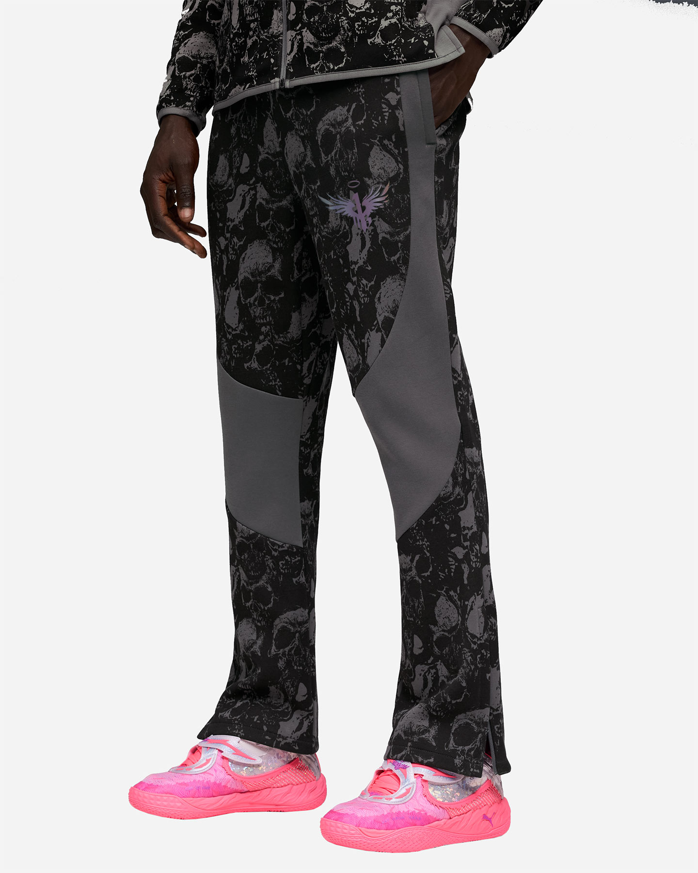 Pantaloni tuta PUMA LAMELO WORLD TOURNAMENT M - Grigio - 2 | Cisalfa Sport