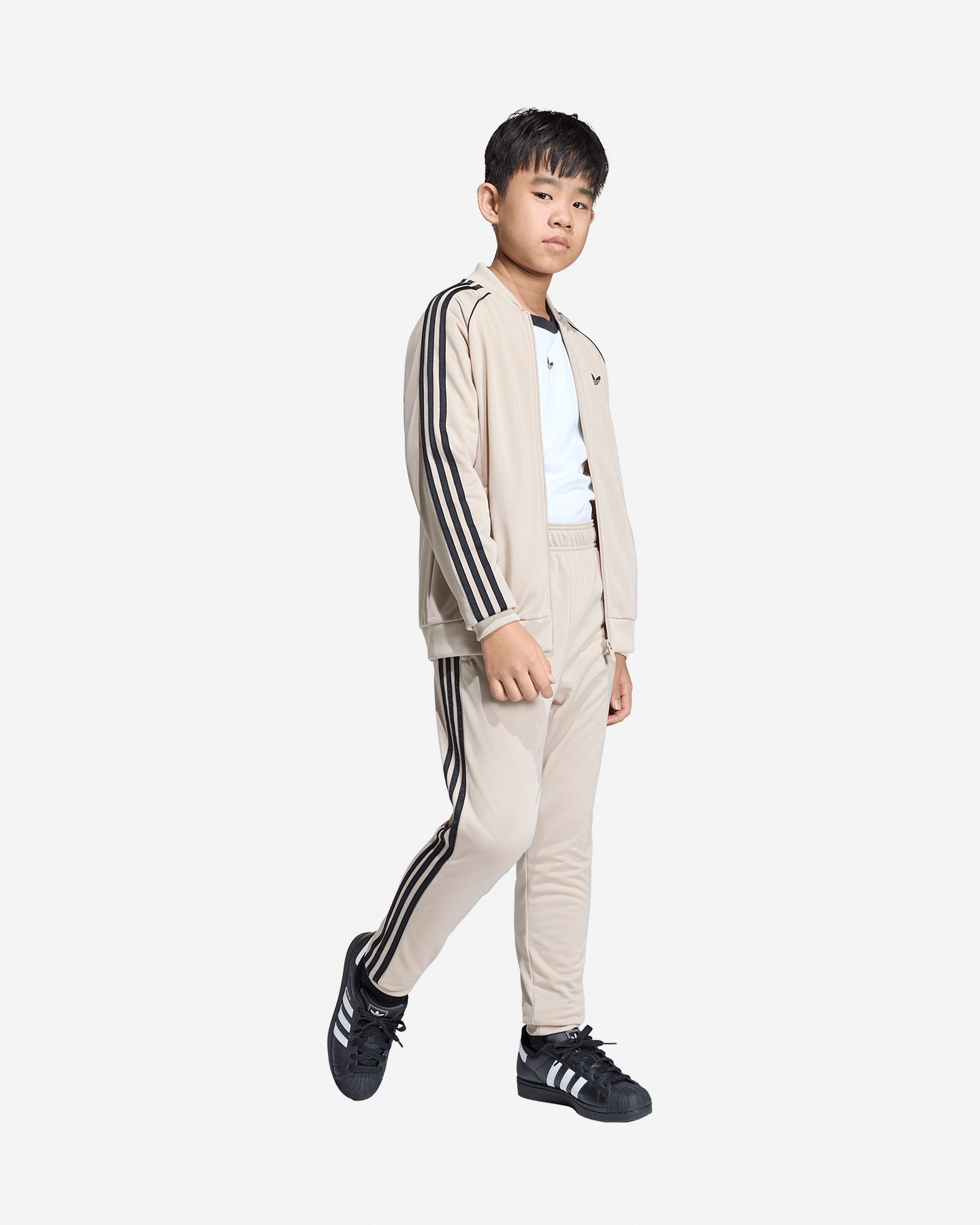 Felpa ADIDAS ICON JR - Beige - 3 | Cisalfa Sport