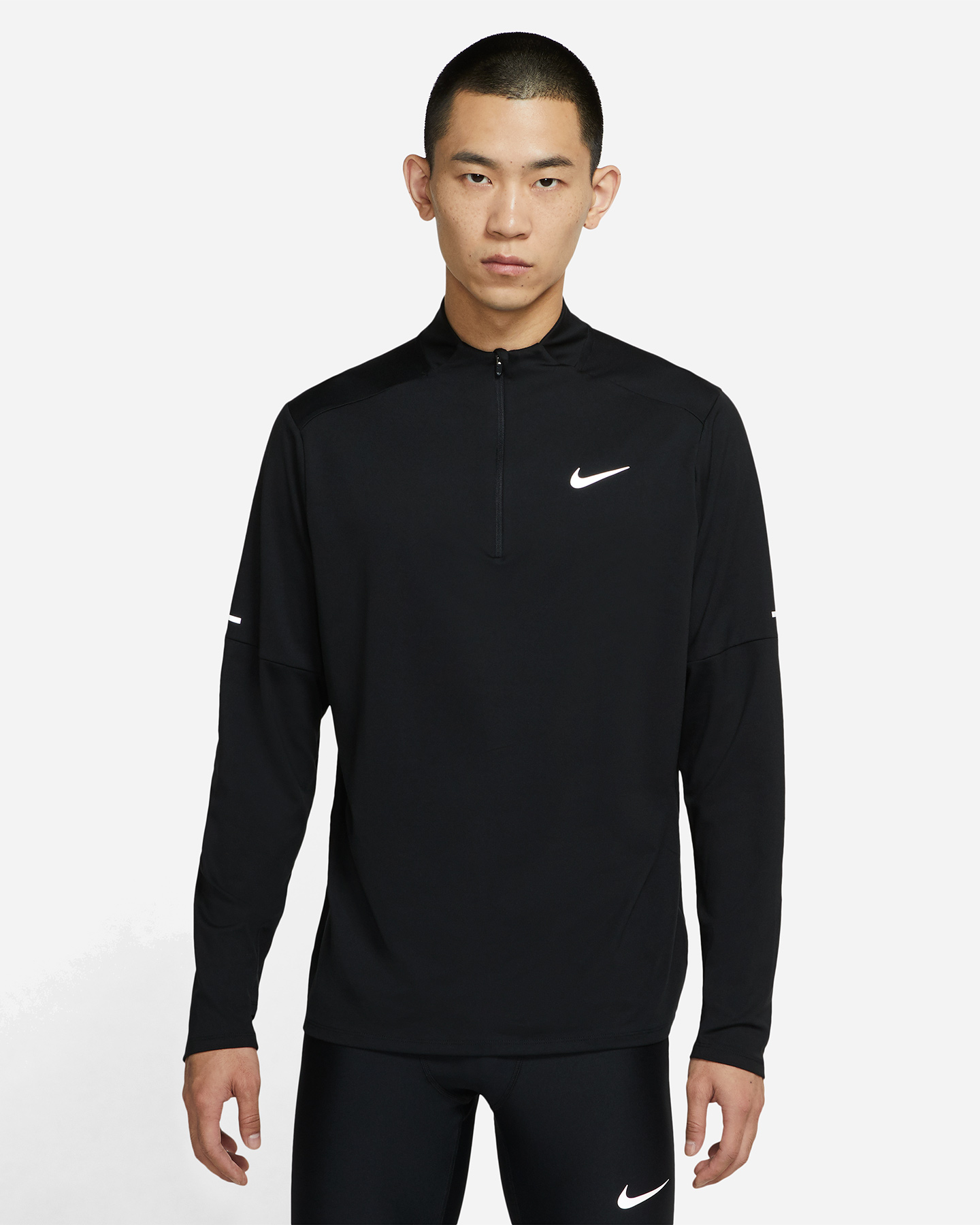 Maglia running NIKE ELEMENT TOP M - Nero - 0 | Cisalfa Sport