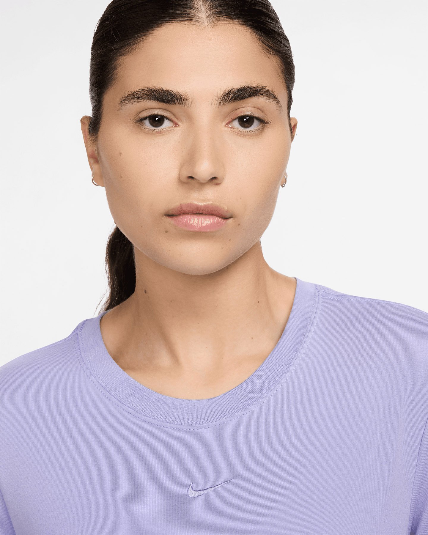 T-shirt NIKE CHILL SMALL LOGO W - Lilla - 2 | Cisalfa Sport