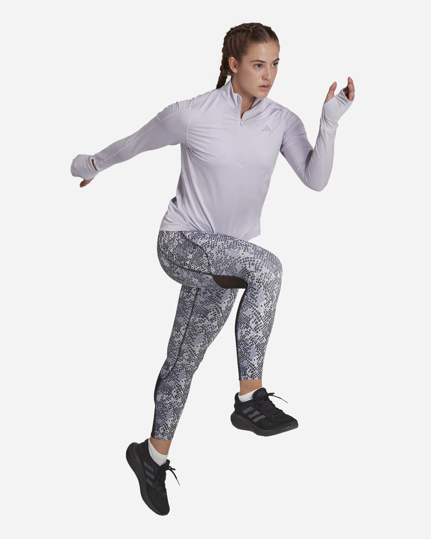 Maglia running ADIDAS FAST W - Rosa - 5 | Cisalfa Sport