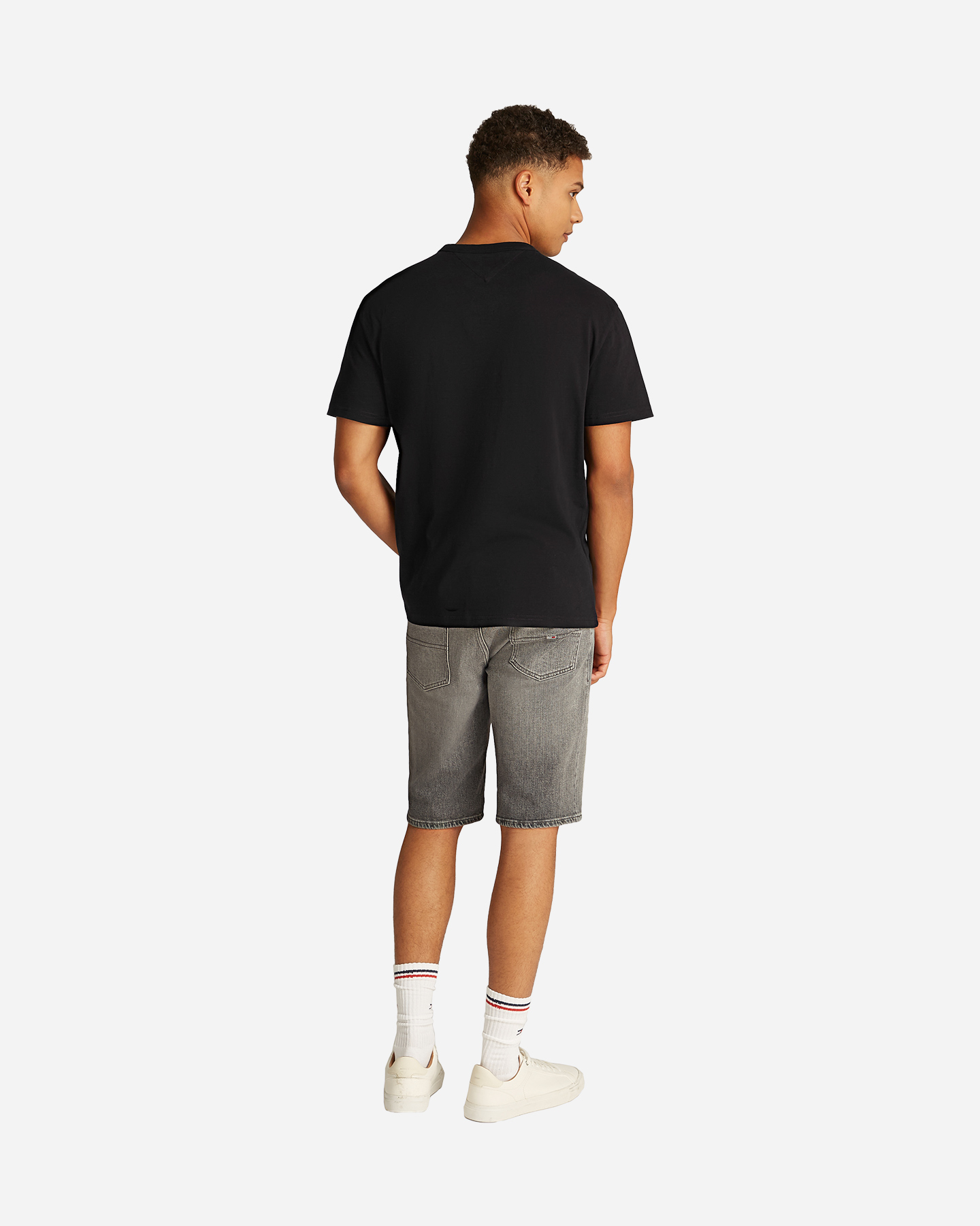 T-shirt TOMMY HILFIGER BADGE LOGO M - Nero - 4 | Cisalfa Sport