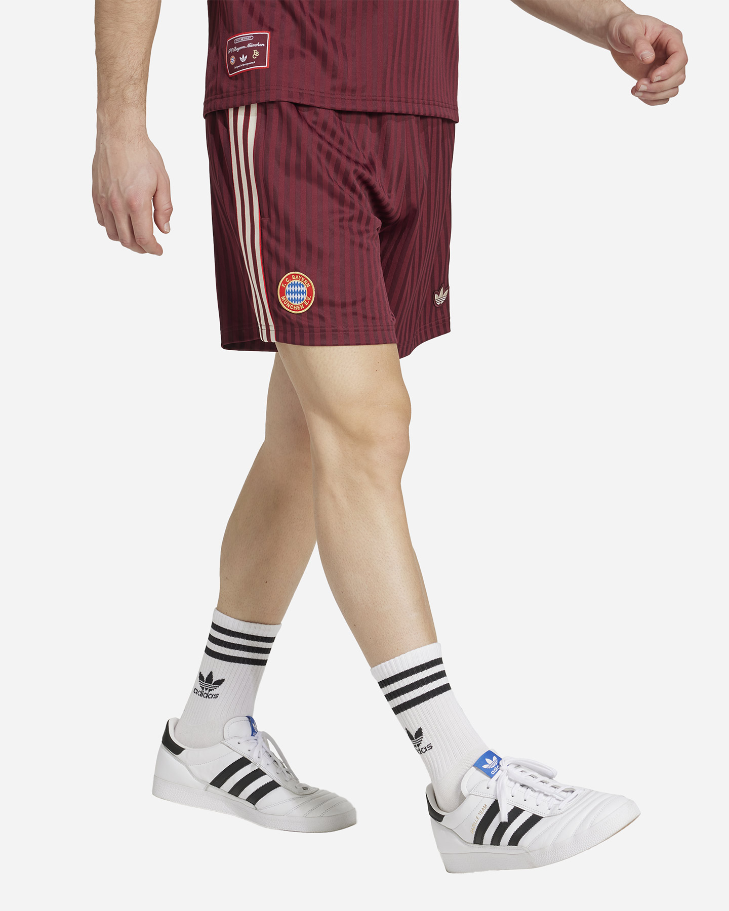 Pantaloncini calcio ufficiali ADIDAS BAYERN MONACO OG ICON 24-25 M - Rosso - 2 | Cisalfa Sport