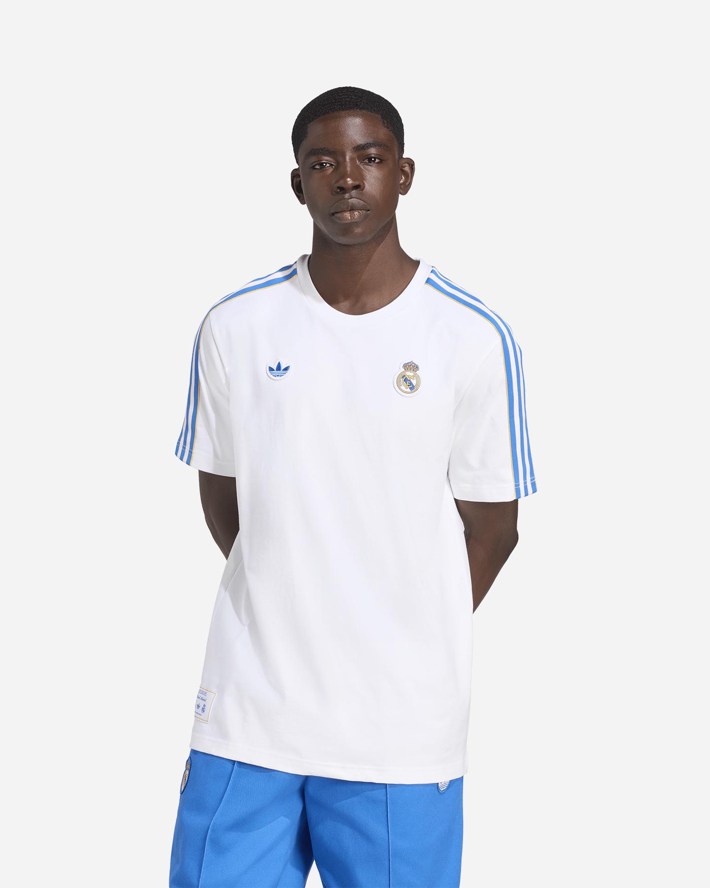 T-shirt ADIDAS ORIGINALS ICONS REAL MADRID M - Bianco - 1 | Cisalfa Sport