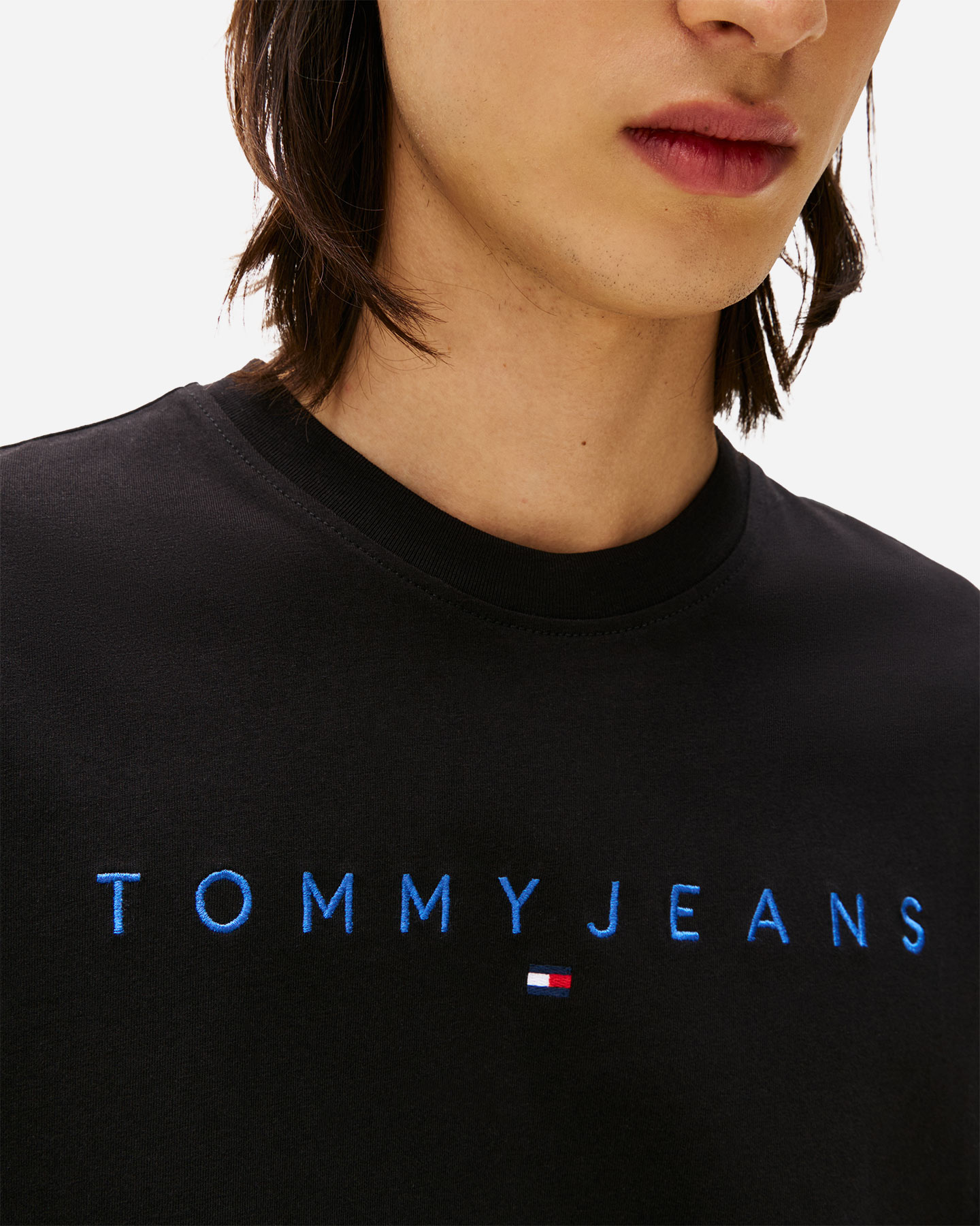 T-shirt TOMMY HILFIGER LINEAR LOGO M - Nero - 4 | Cisalfa Sport