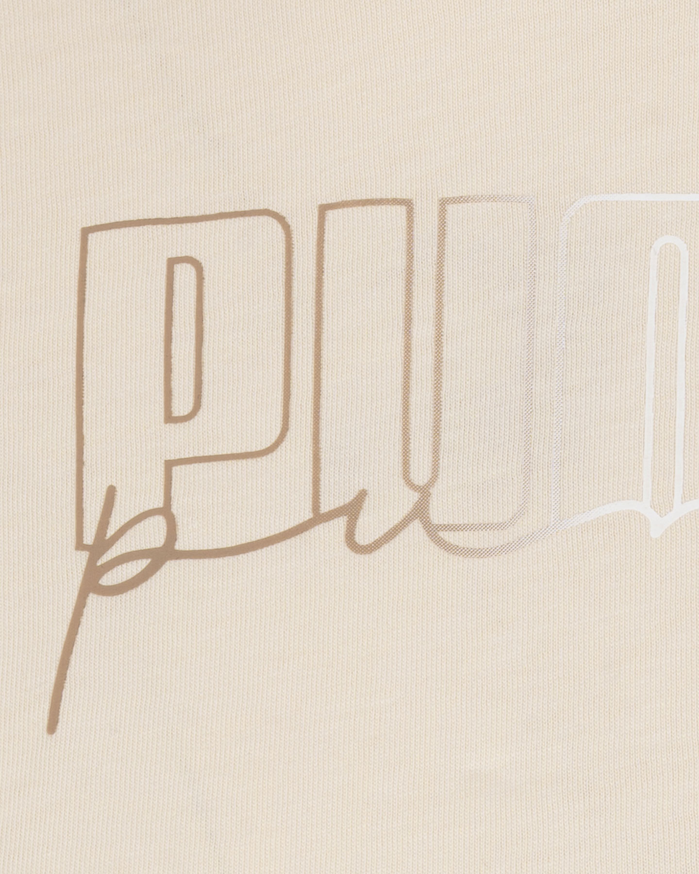 T-shirt PUMA CROP JR - Beige - 2 | Cisalfa Sport