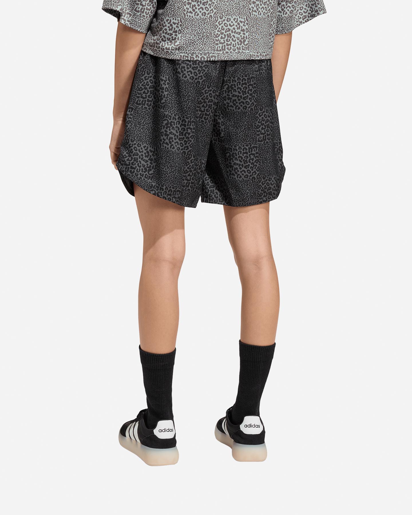 Pantaloncini ADIDAS ICONS PRINTED JR - Nero - 2 | Cisalfa Sport