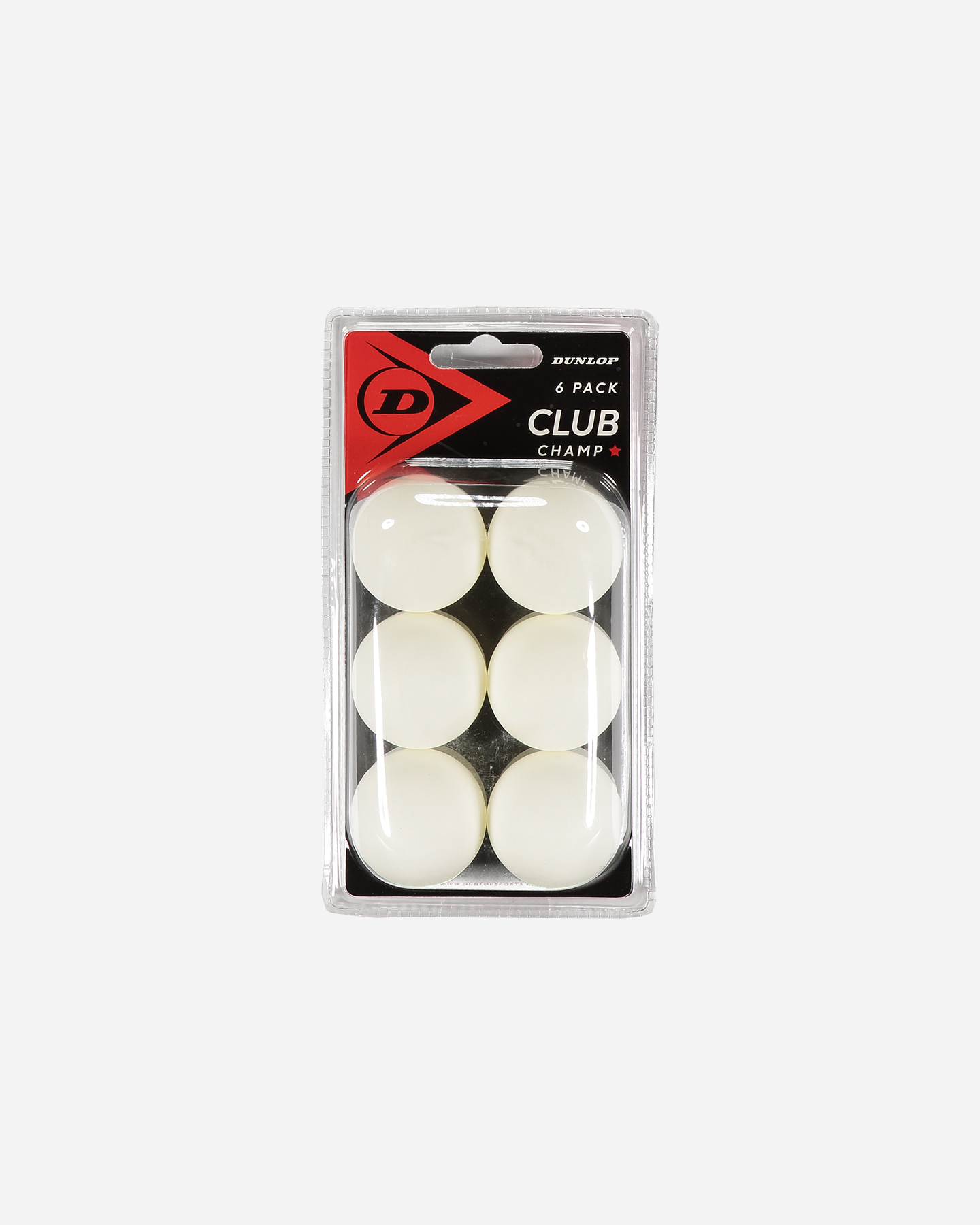 Accessorio ping pong DUNLOP PING PONG CLUB CHAMPIONSHIP 6PZ - Bianco - 0 | Cisalfa Sport