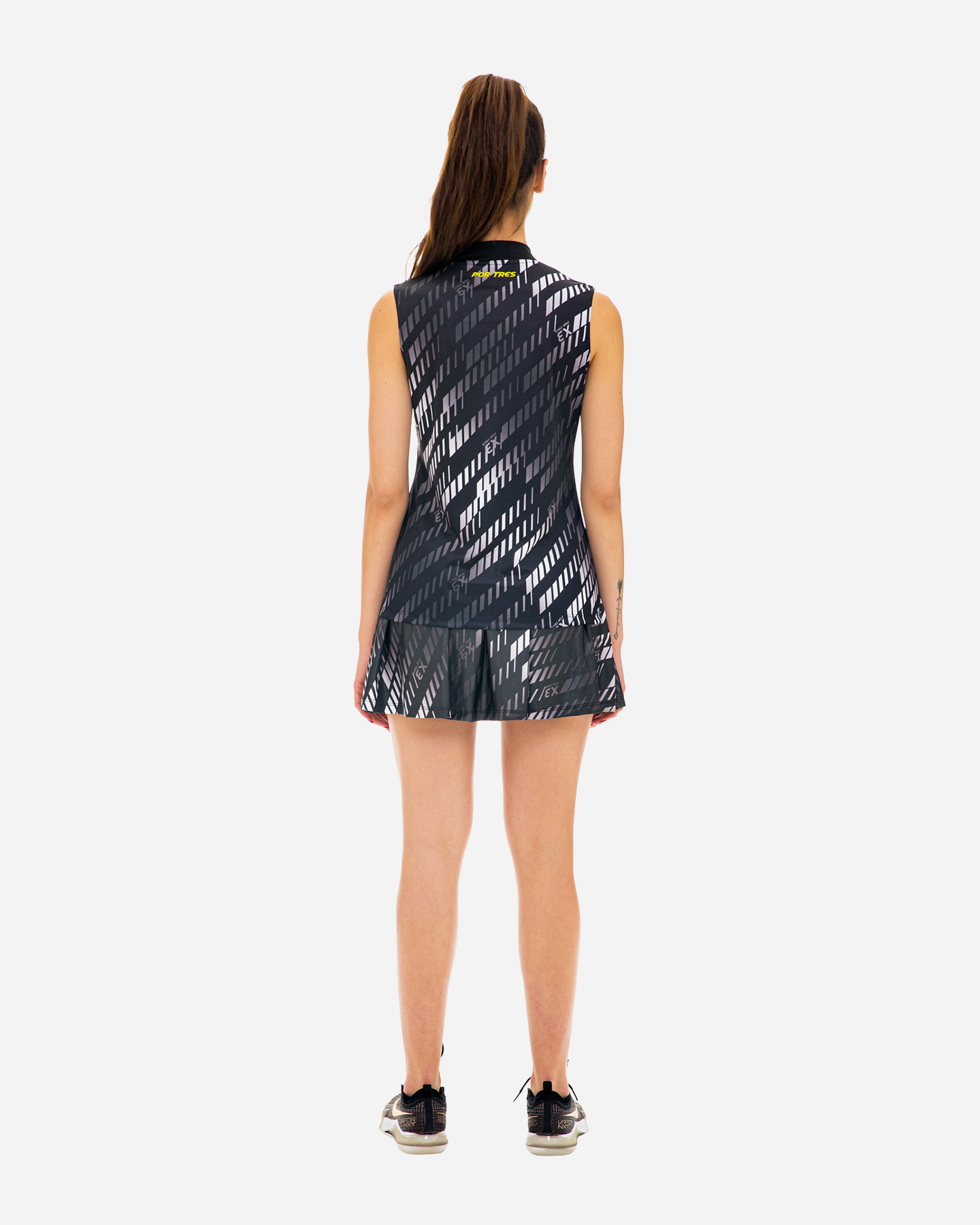 T-shirt tennis X3 POR TRES SVEZIA W - Nero - 3 | Cisalfa Sport