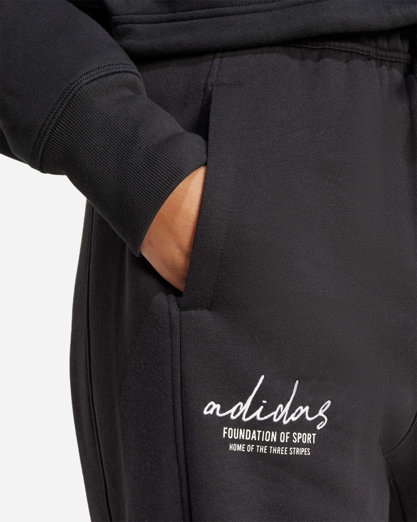 Pantalone ADIDAS BRAND LOVE W - Nero - 4 | Cisalfa Sport