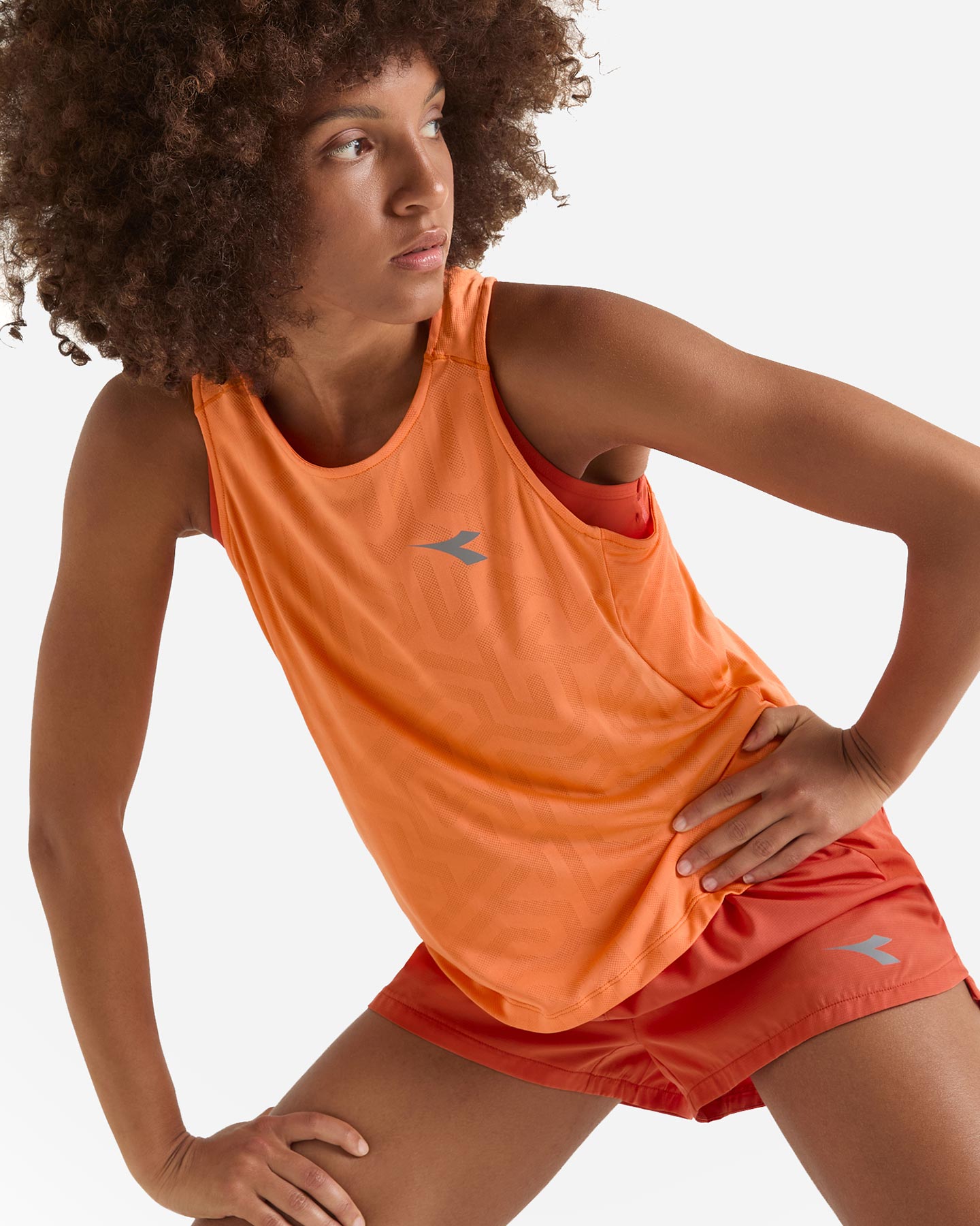 Canotta running DIADORA SUPERLIGHT W - Arancione - 3 | Cisalfa Sport