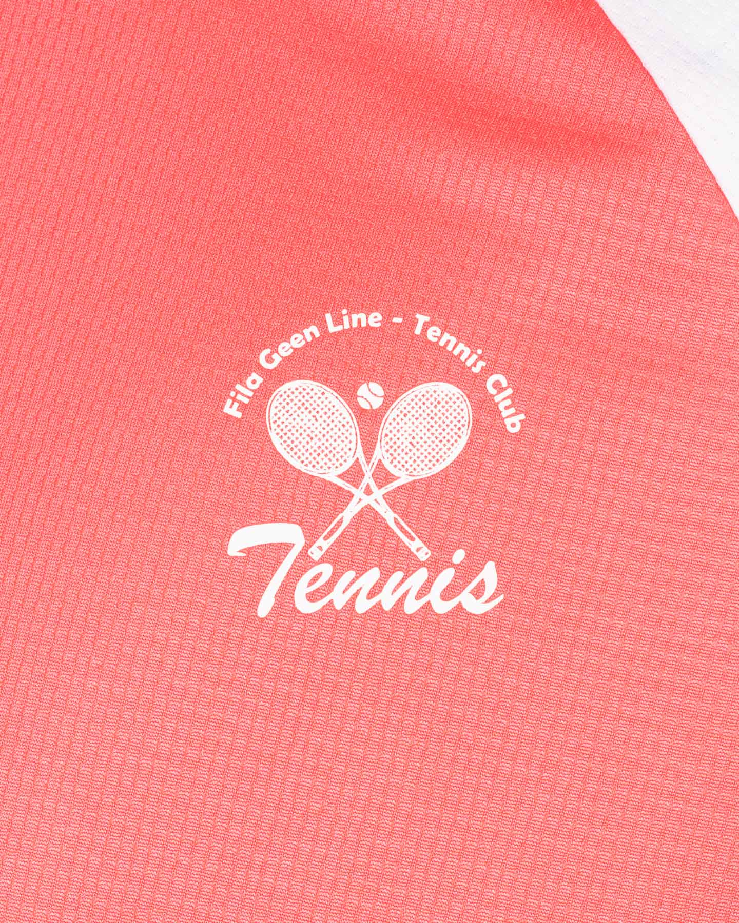 Maglia tennis FILA COURT LINE JR - Rosa - 2 | Cisalfa Sport