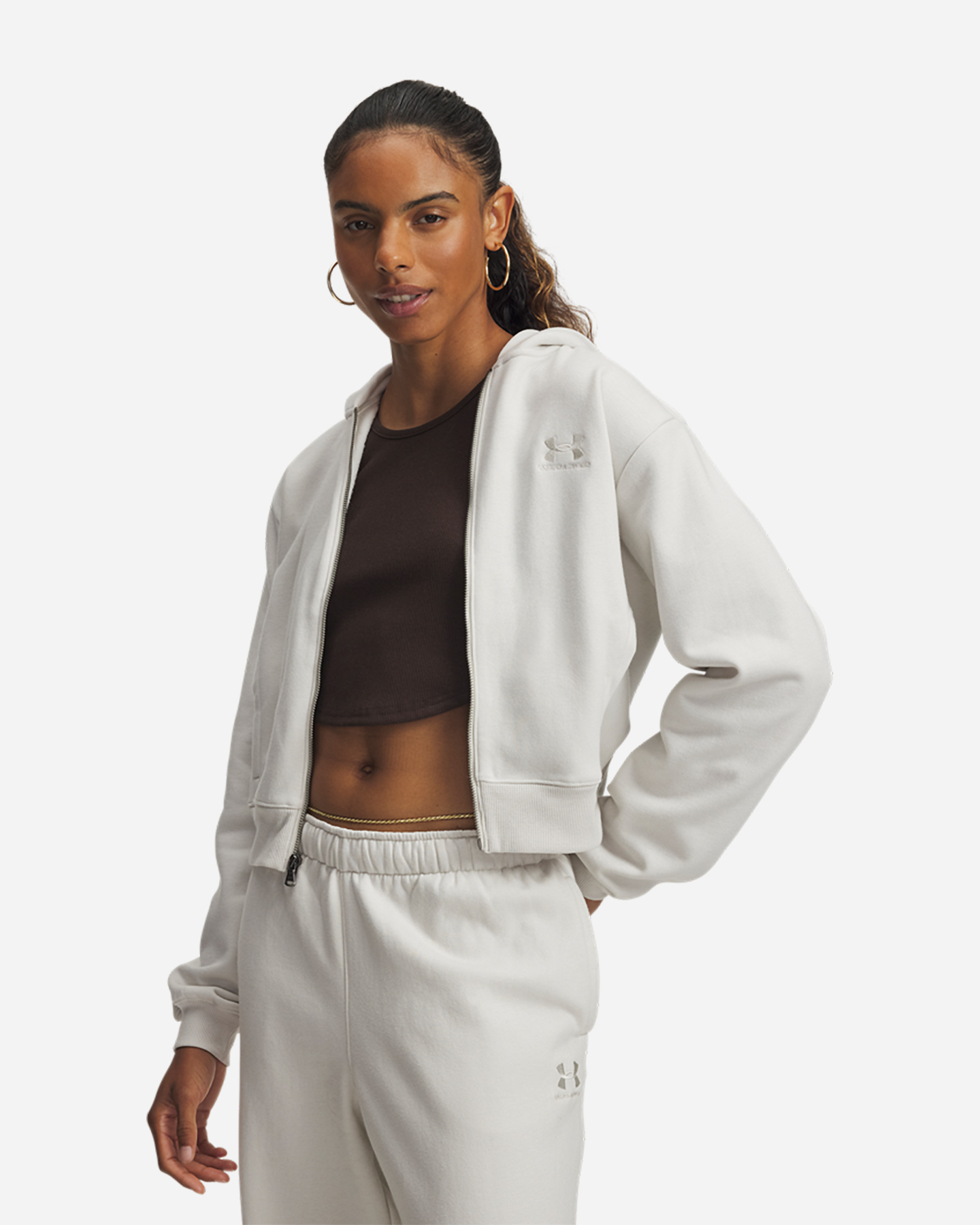 Felpa UNDER ARMOUR ICON VIDA W - Bianco - 0 | Cisalfa Sport