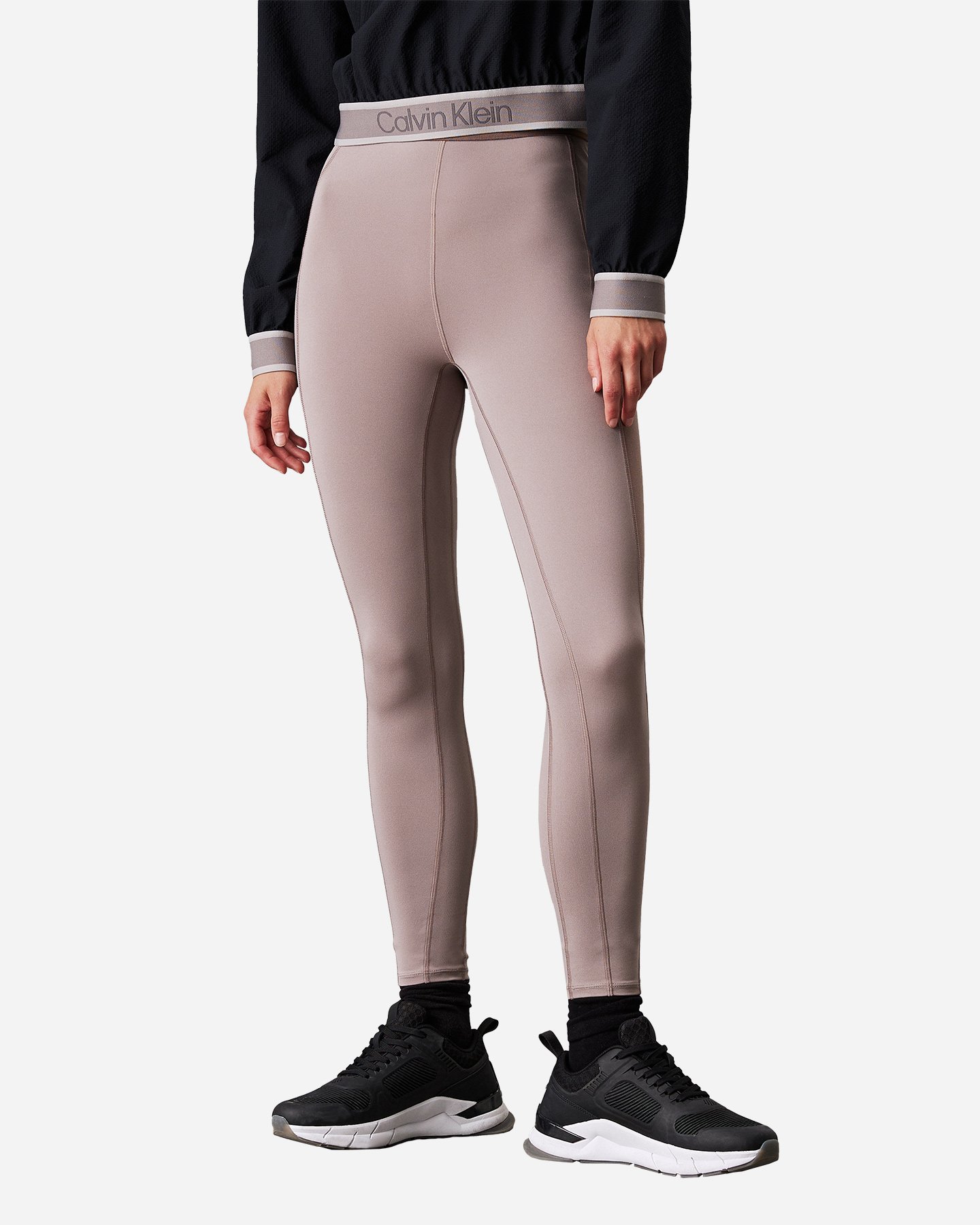 Leggings CALVIN KLEIN SPORT ELASTIC LOGO W - Beige - 0 | Cisalfa Sport