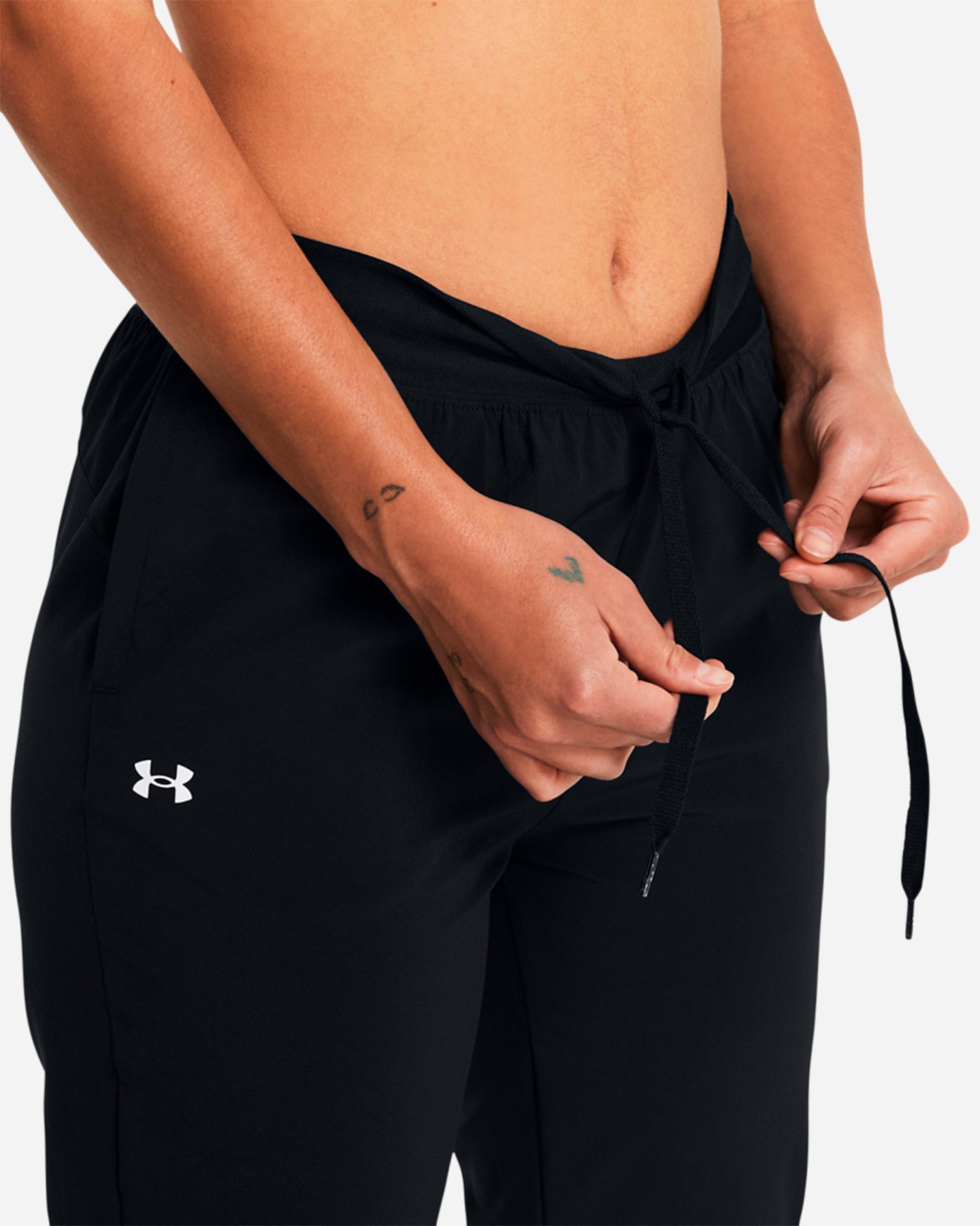 Pantalone UNDER ARMOUR WOVEN W - Nero - 5 | Cisalfa Sport