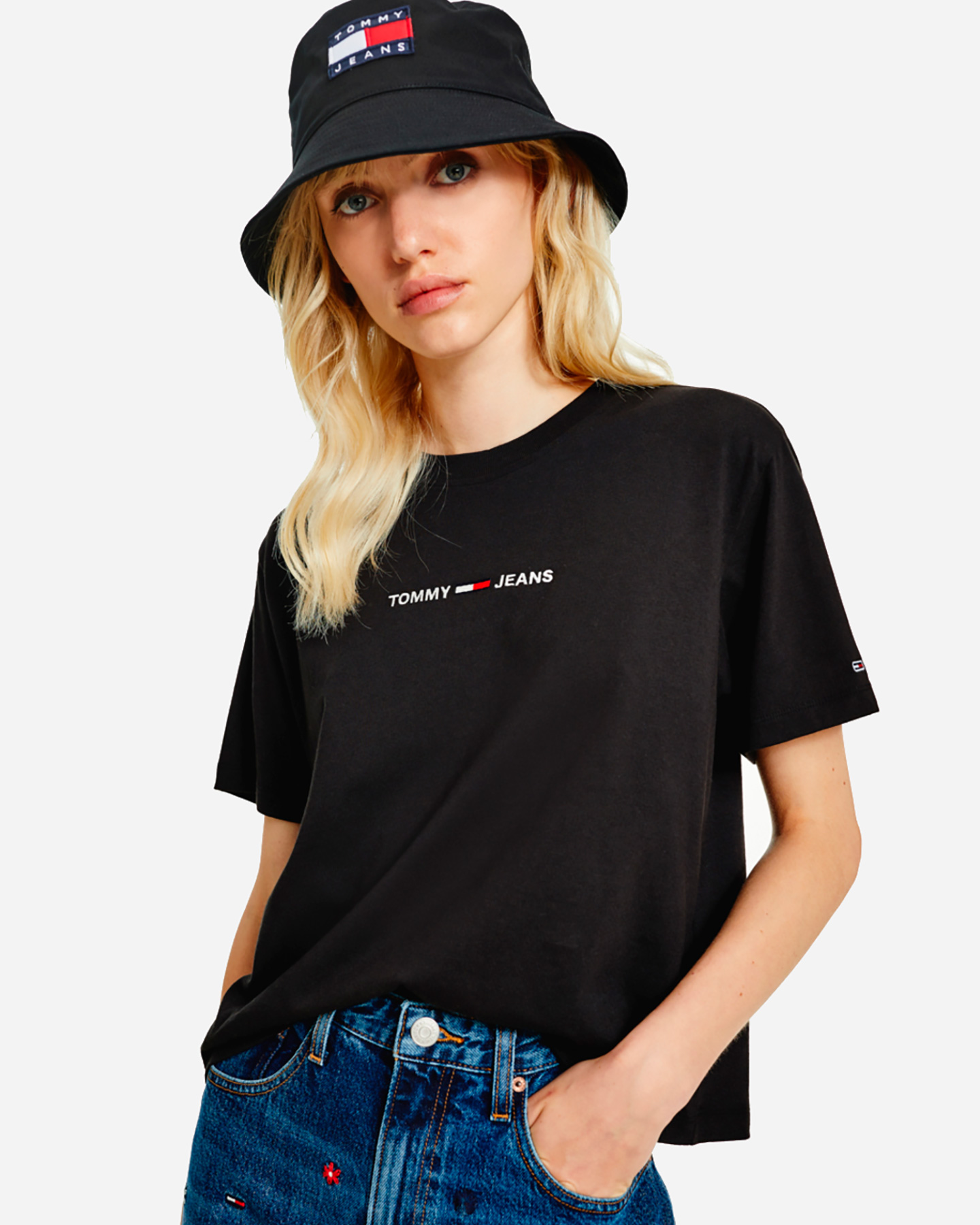 T-shirt TOMMY HILFIGER LINEAR LOGO W - 3 | Cisalfa Sport