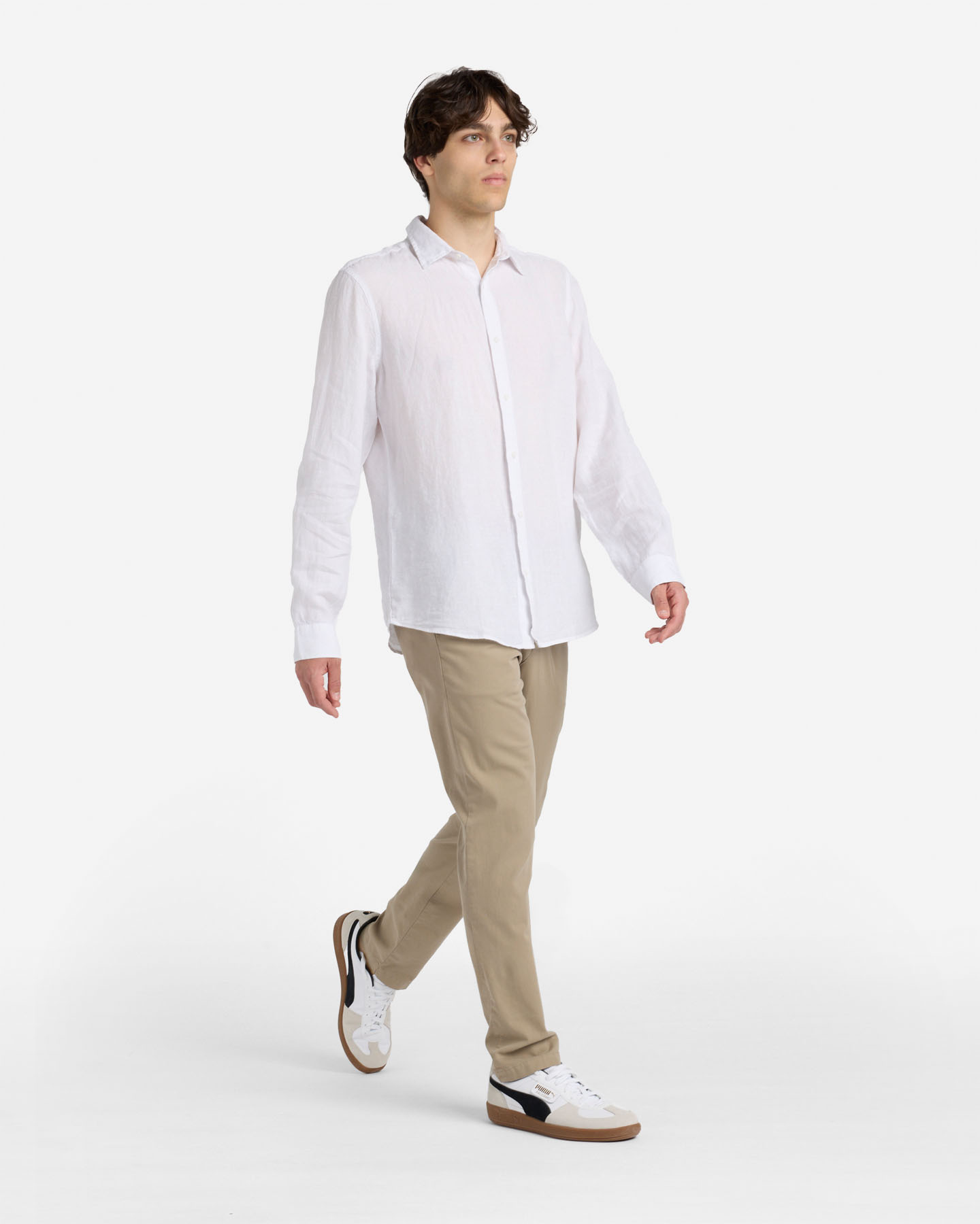 Camicia BEST COMPANY LINO M - Bianco - 4 | Cisalfa Sport