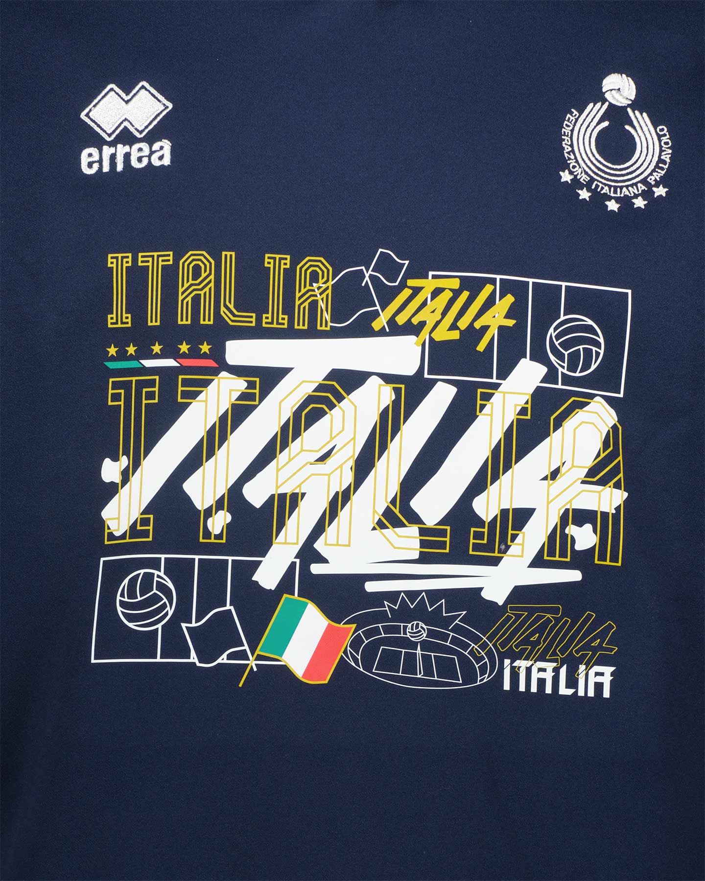 Maglia volley ERREA NAZIONALE ITALIA VOLLEY AD 24-25  - Blu - 2 | Cisalfa Sport