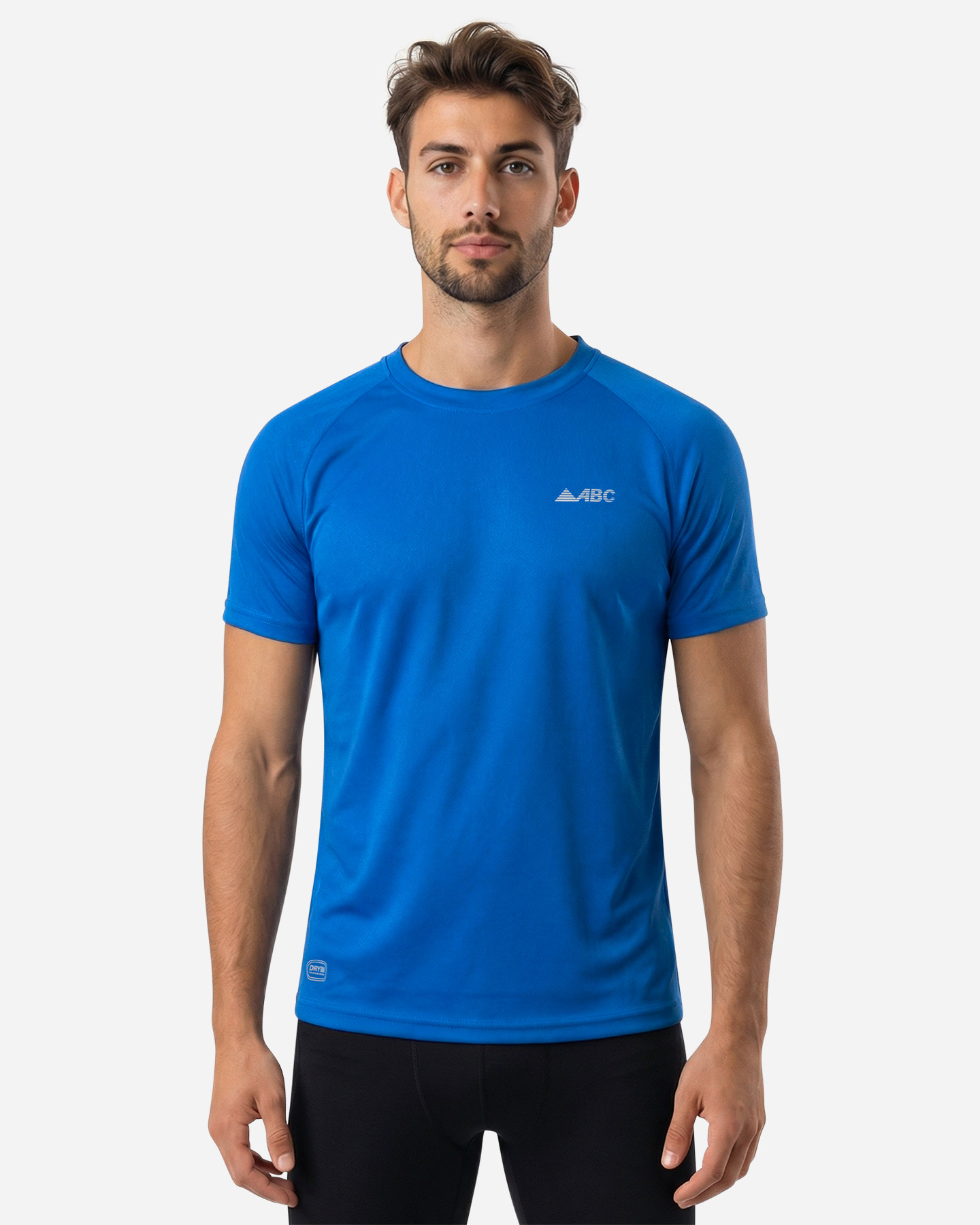 T-shirt running ABC ESSENTIAL M - Blu - 2 | Cisalfa Sport