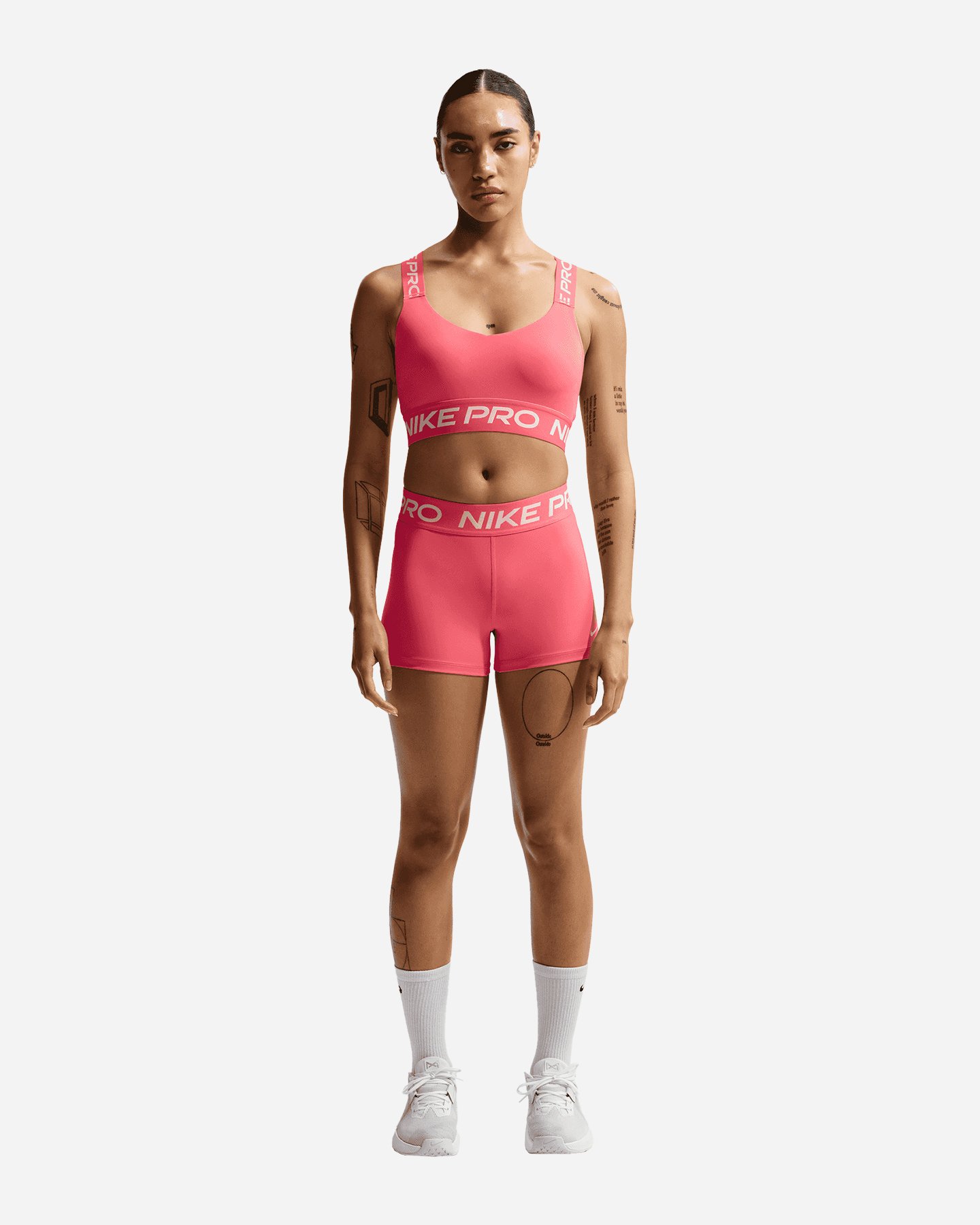 Bra training NIKE LS PRO ELASTIC LOGO W - Fucsia - 1 | Cisalfa Sport