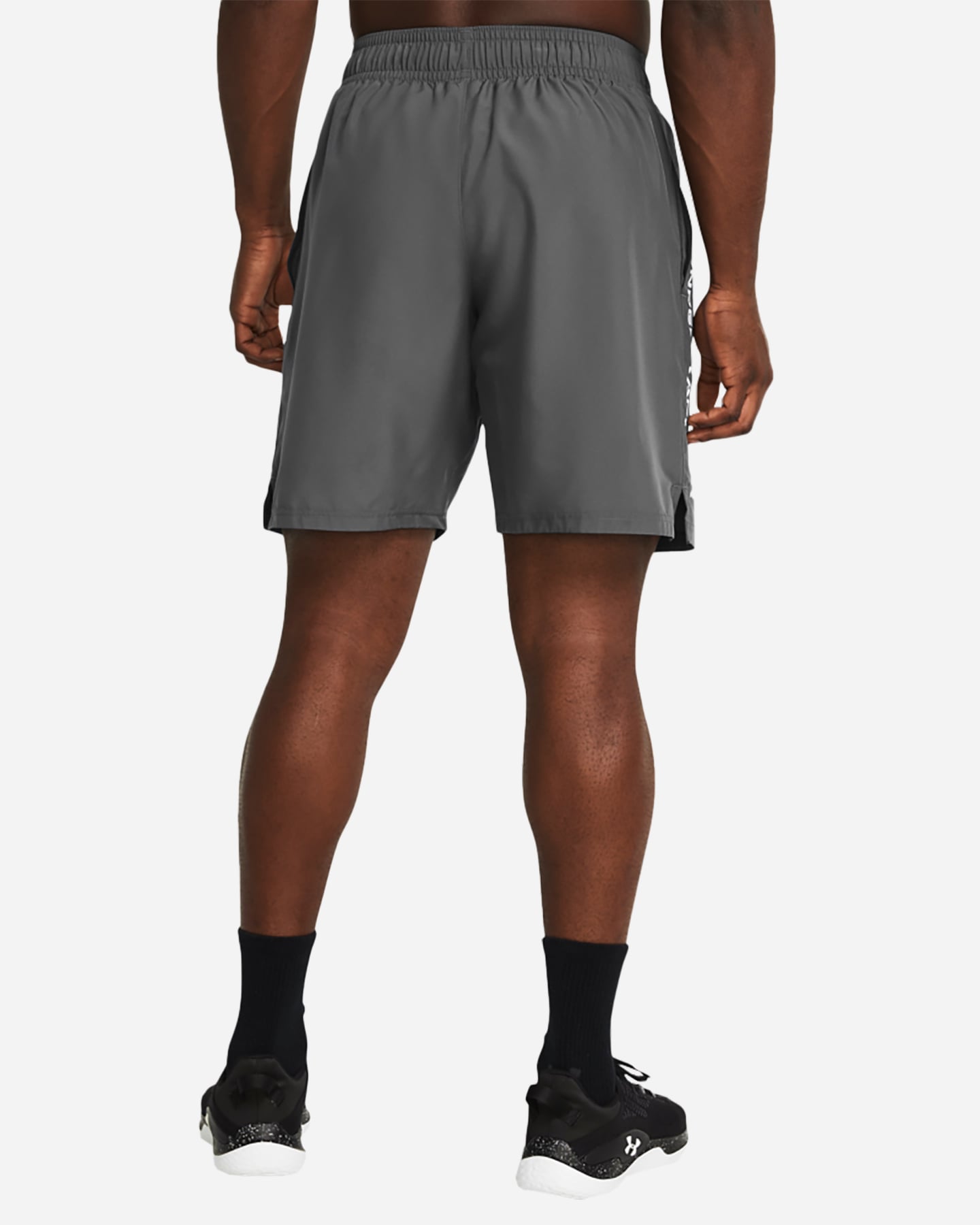 Pantalone training UNDER ARMOUR TECH WOVEN WORDMARK M - Grigio - 1 | Cisalfa Sport