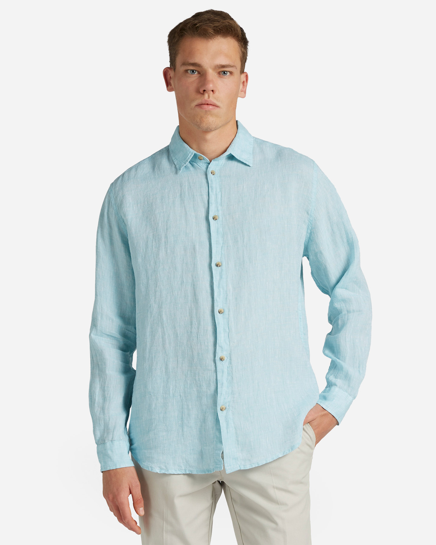 Camicia DACK'S LINEN COLLECTION M - Azzurro - 0 | Cisalfa Sport