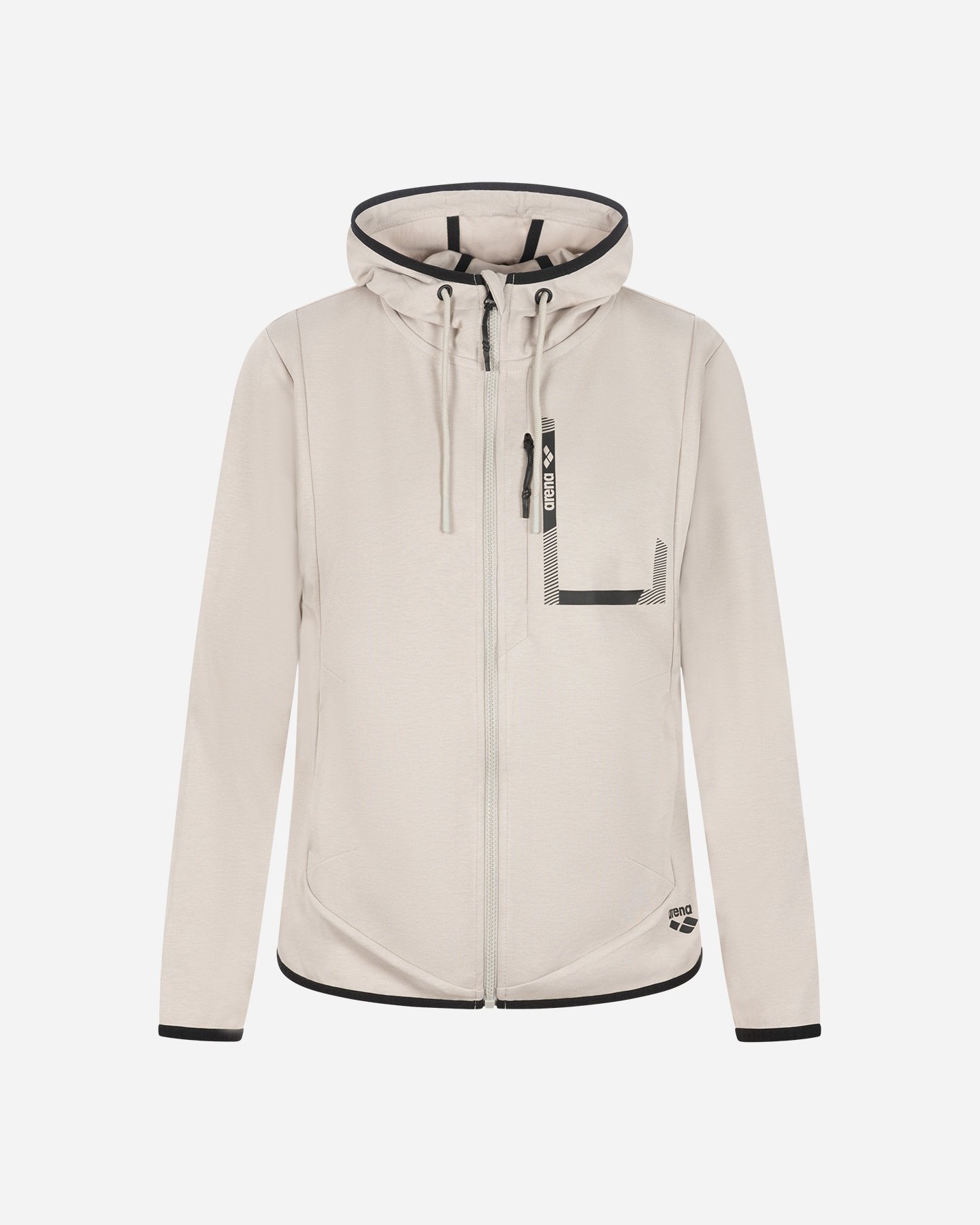 Felpa ARENA ATHLETIC PROGRESS W - Bianco - 0 | Cisalfa Sport