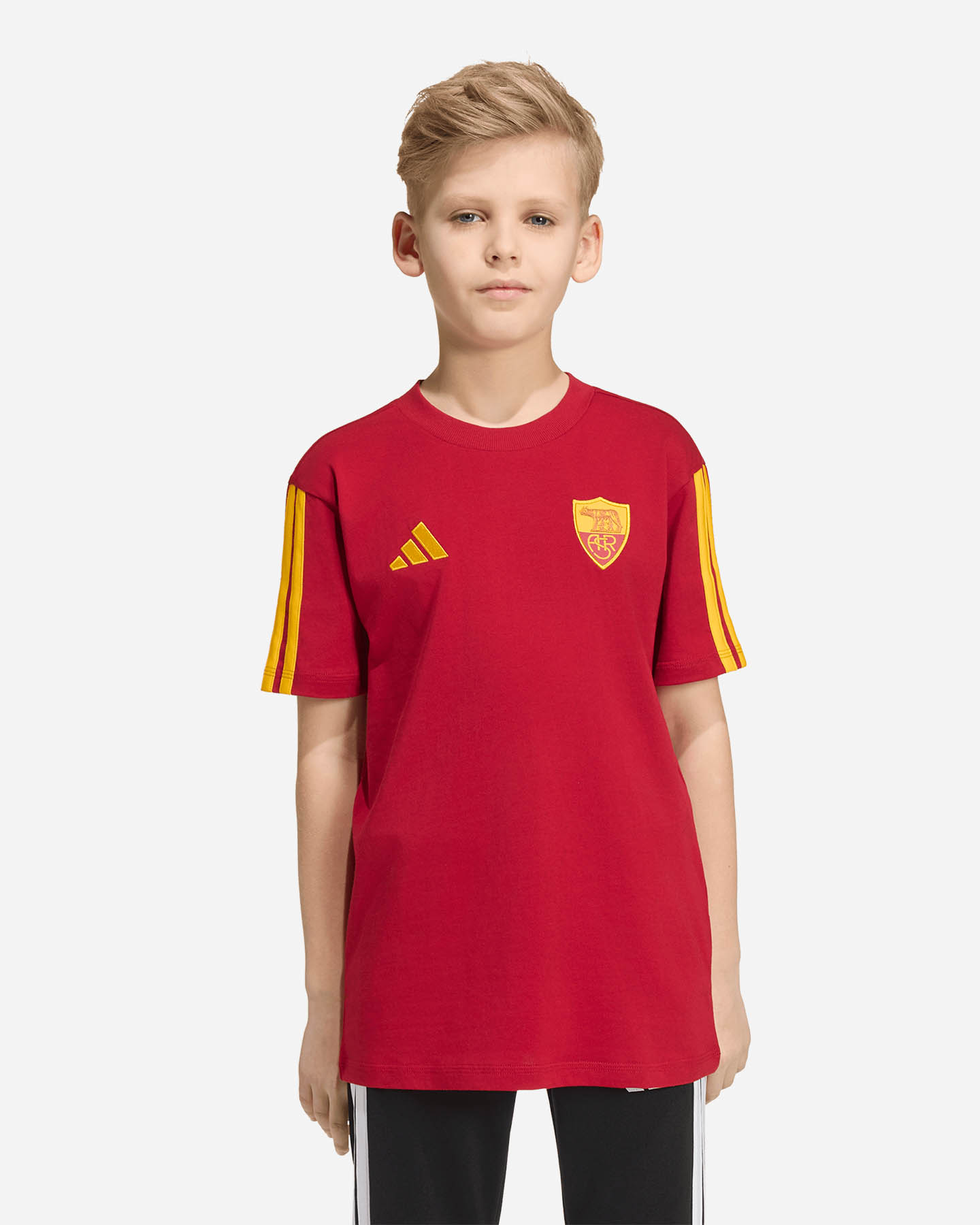 Abbigliamento calcio ufficiale ADIDAS DNA AS ROMA 26-27 JR - Rosso - 1 | Cisalfa Sport