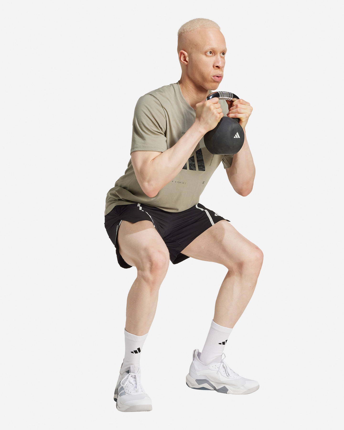 T-shirt training ADIDAS ESSENTIAL BOX LOG M - Grigio - 5 | Cisalfa Sport