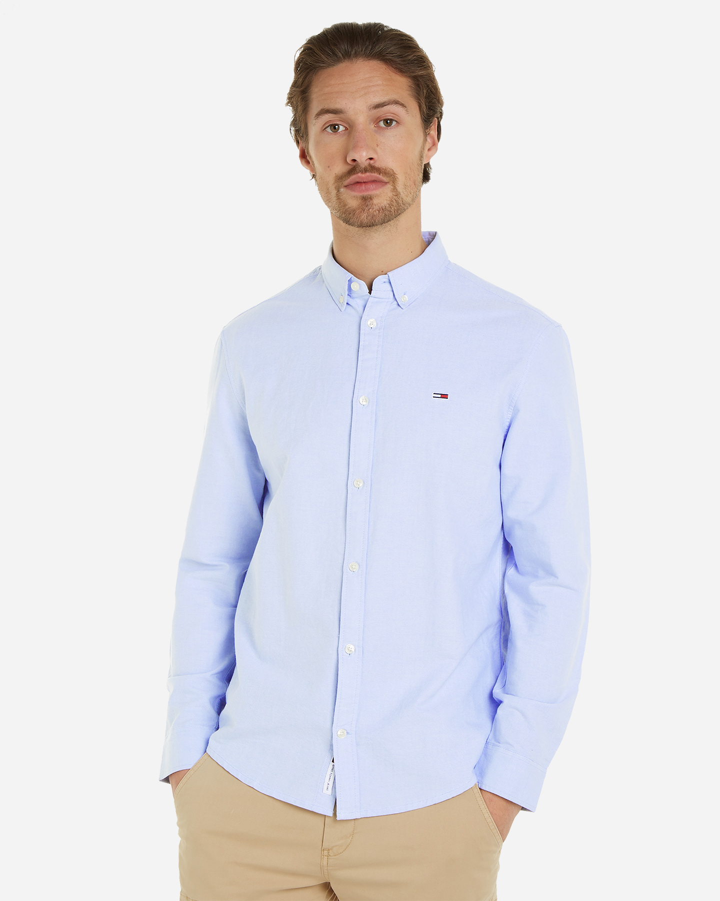 Camicia TOMMY HILFIGER OXFORD AZZURRO M - Blu - 2 | Cisalfa Sport