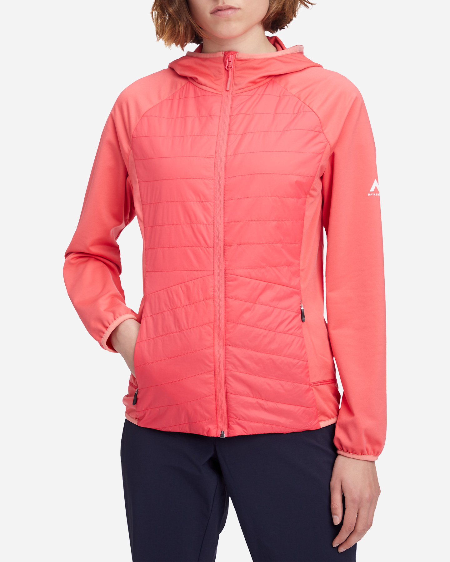 Giacca outdoor MCKINLEY CELLON II HYBRID W - Rosa - 1 | Cisalfa Sport
