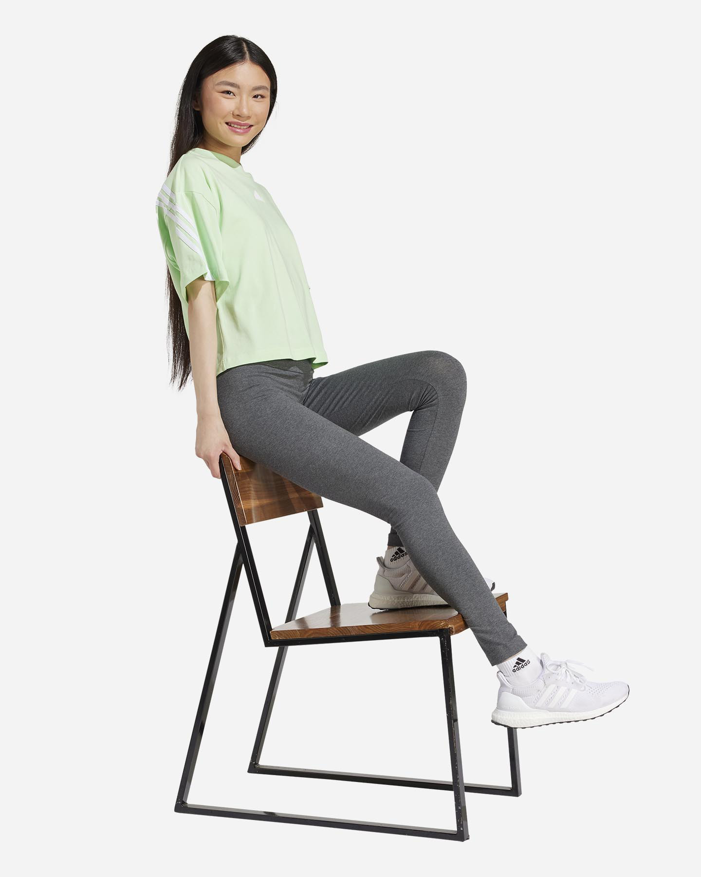 T-shirt ADIDAS 3STRIPES W - Verde - 3 | Cisalfa Sport