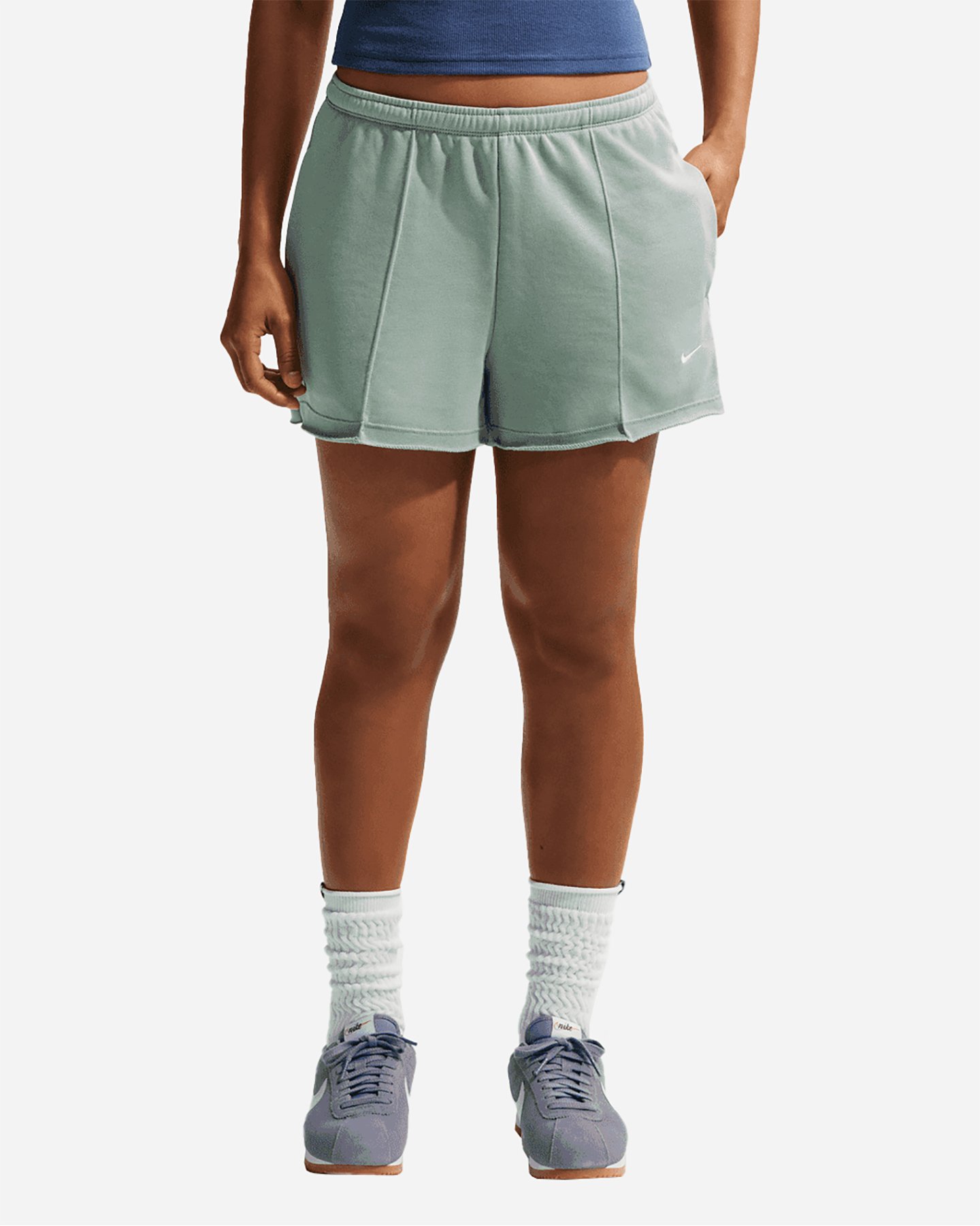 Pantaloncini NIKE CHILL SMALL LOGO W - Verde - 0 | Cisalfa Sport