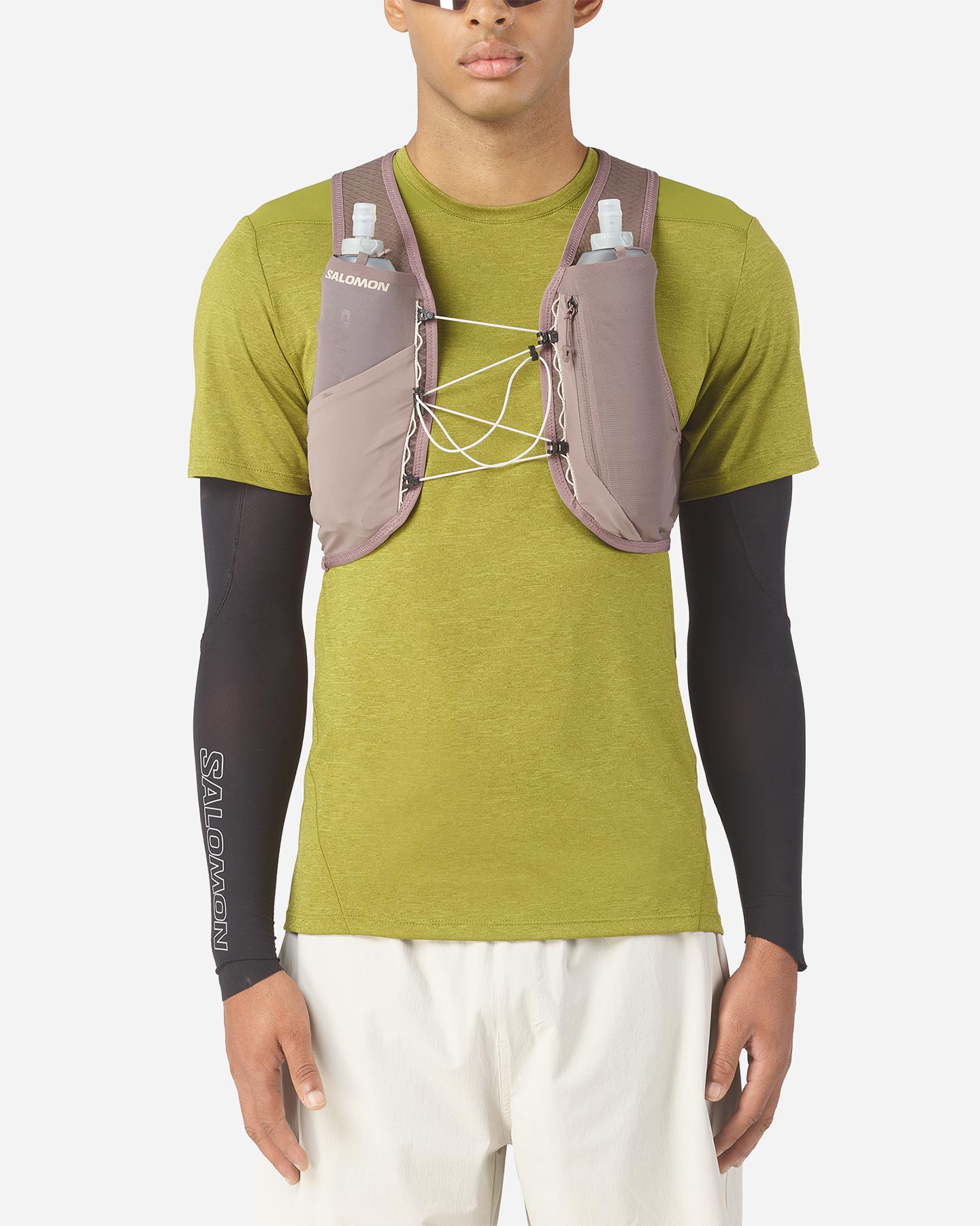 Zaino trail running SALOMON GRVL SKIN 4 SET  - Rosa - 2 | Cisalfa Sport
