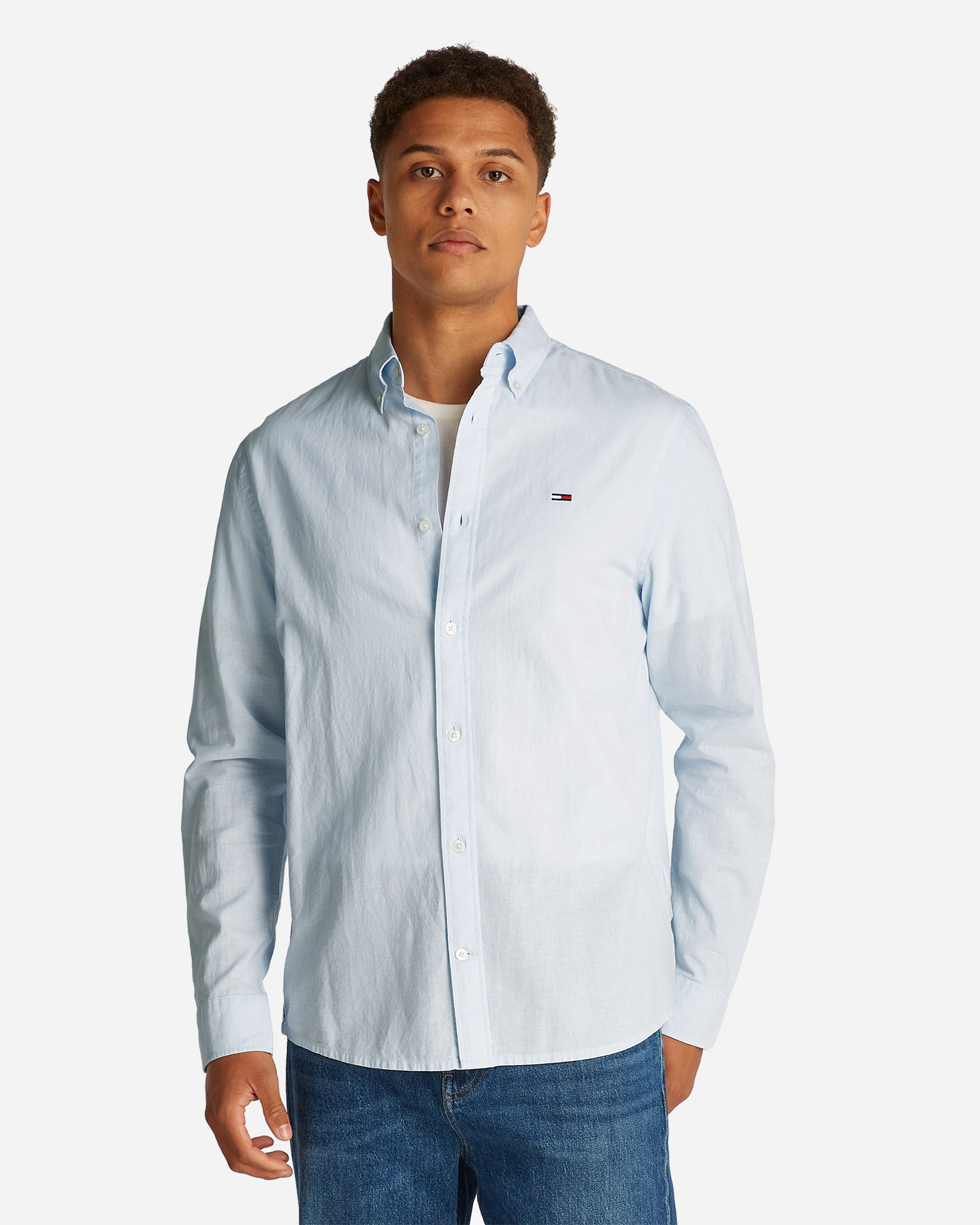 Camicia TOMMY HILFIGER LINEN M - Azzurro - 2 | Cisalfa Sport