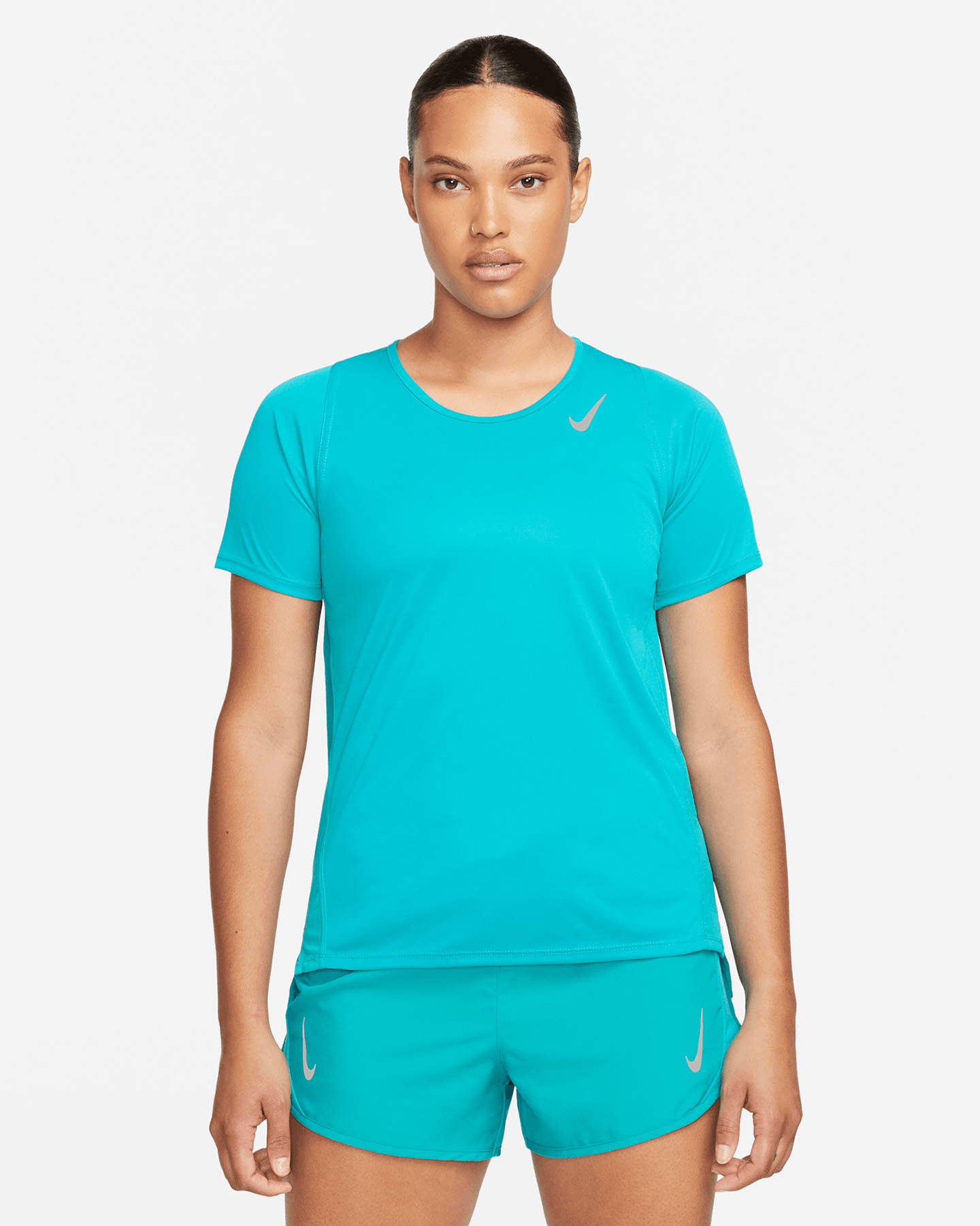T-shirt running NIKE FAST DRI FIT W - Azzurro - 0 | Cisalfa Sport