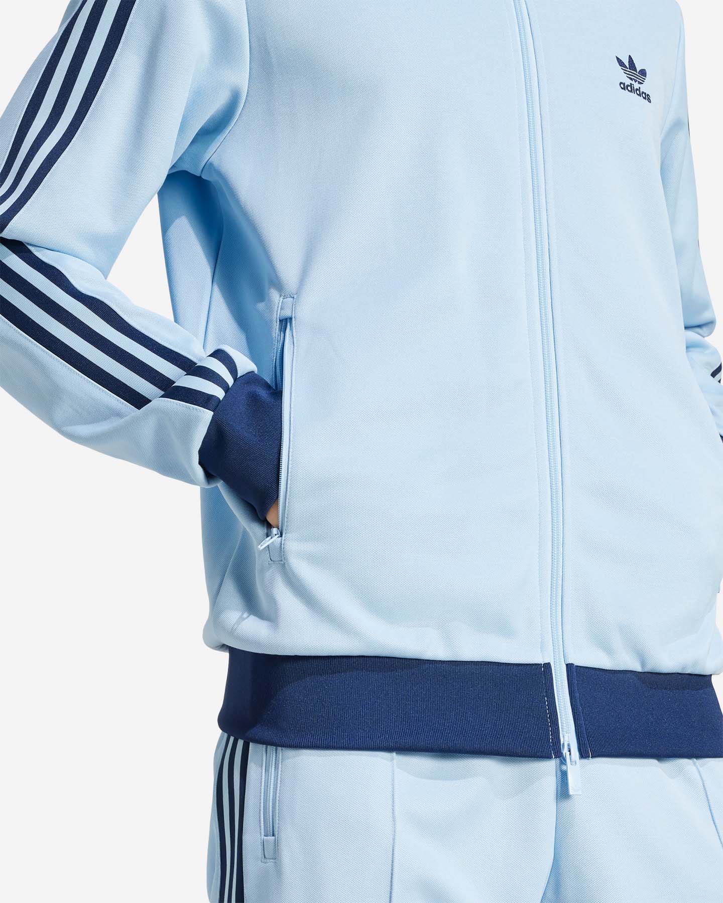 Felpa ADIDAS BECKENBAUER M - Azzurro - 3 | Cisalfa Sport