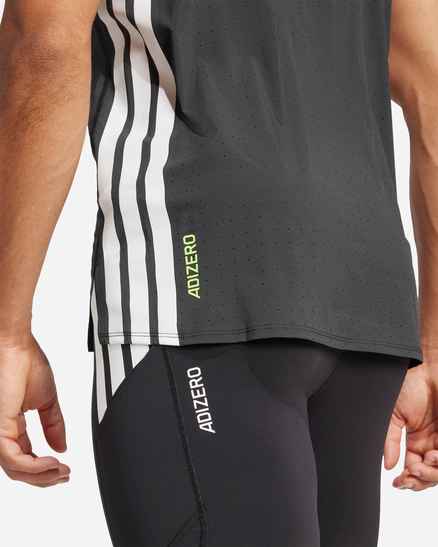 T-shirt running ADIDAS ADIZERO M - Nero - 4 | Cisalfa Sport