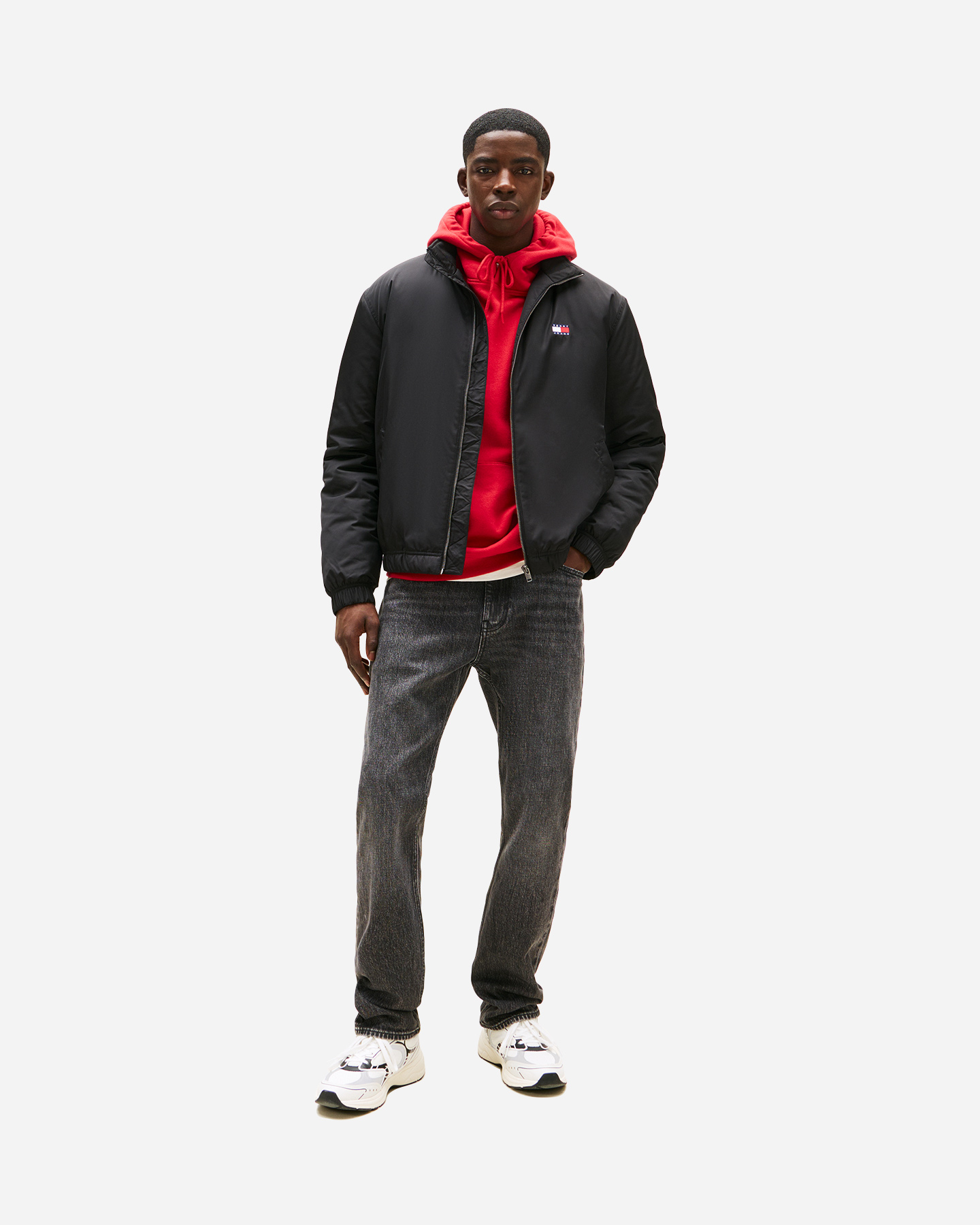 Giubbotto TOMMY HILFIGER ESSENTIAL PADDED M - Nero - 1 | Cisalfa Sport