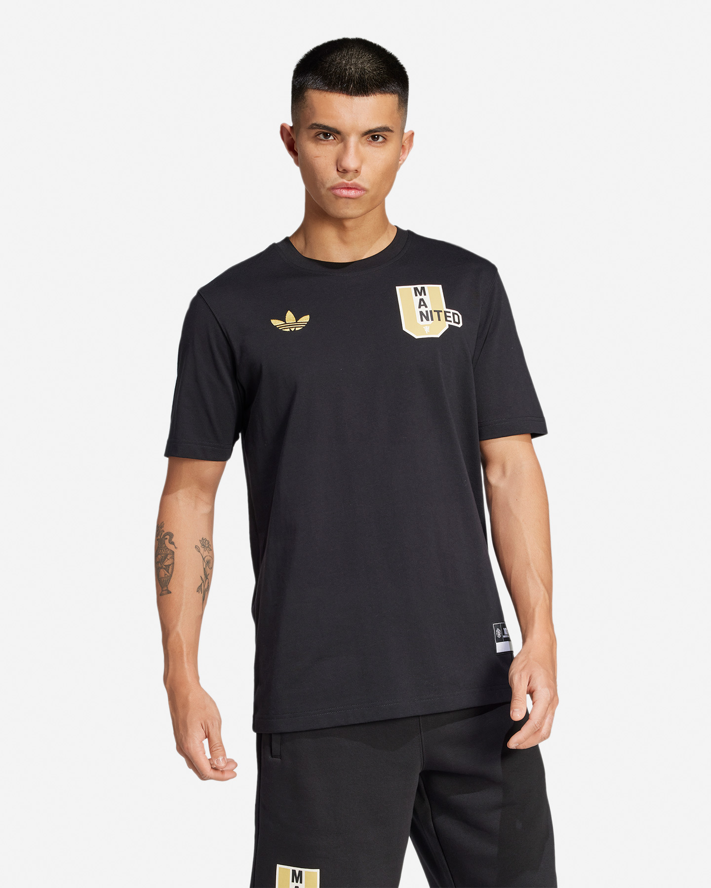 Abbigliamento calcio ufficiale ADIDAS MANCHESTER UNITED FC VRCT OG M - Nero - 3 | Cisalfa Sport