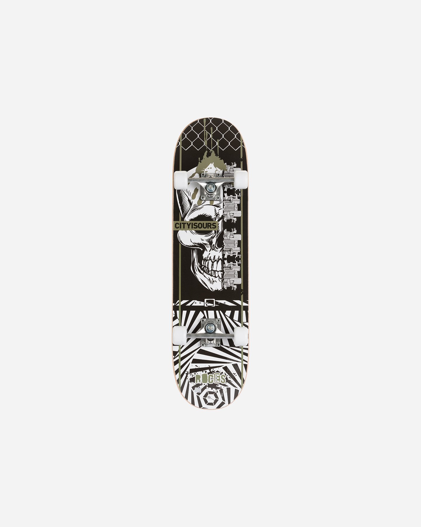 Skateboard ROCES 31" CITY SKULL  - Color mix - 0 | Cisalfa Sport