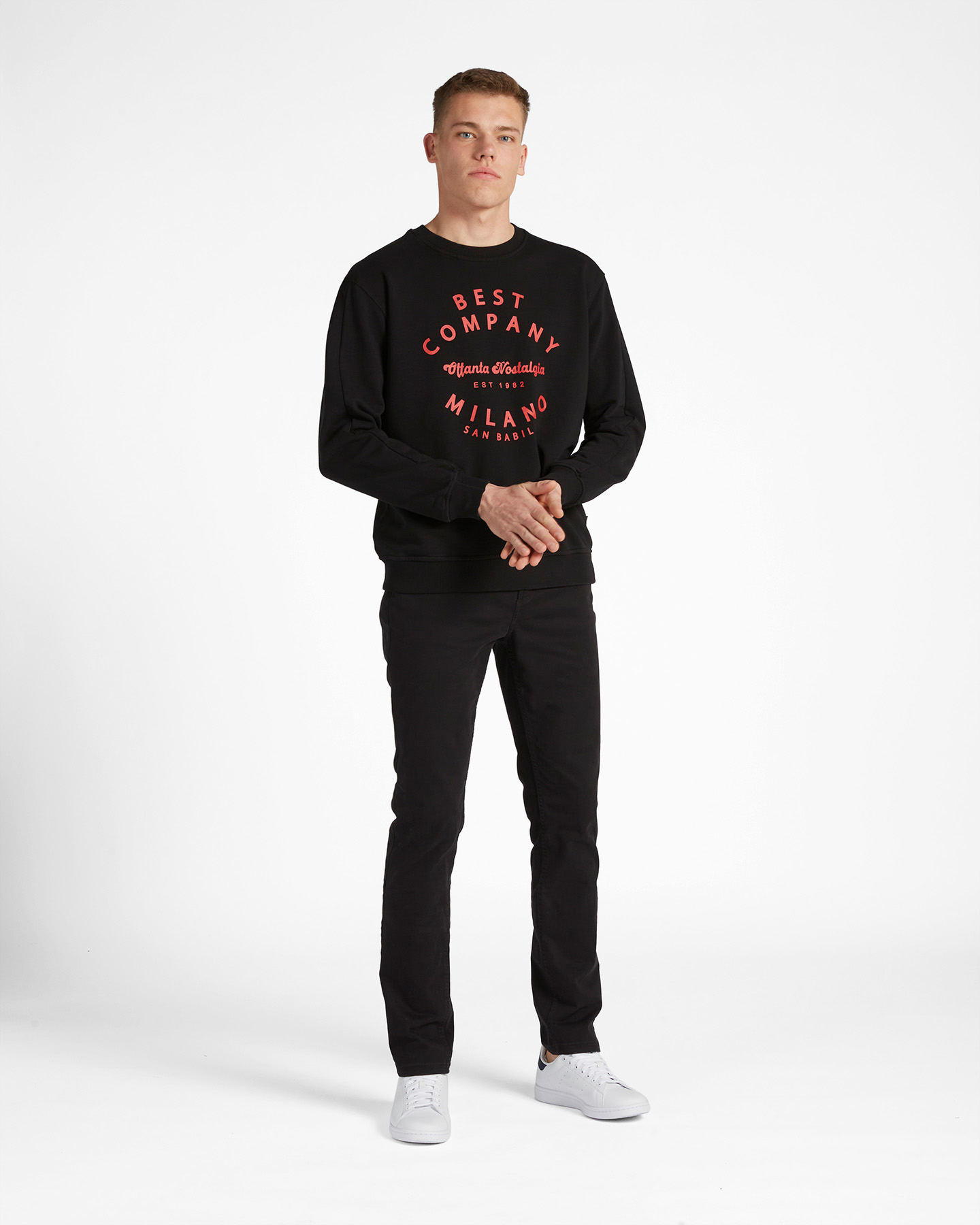 Felpa BEST COMPANY OTTANTA NOSTALGIA M - Nero - 1 | Cisalfa Sport