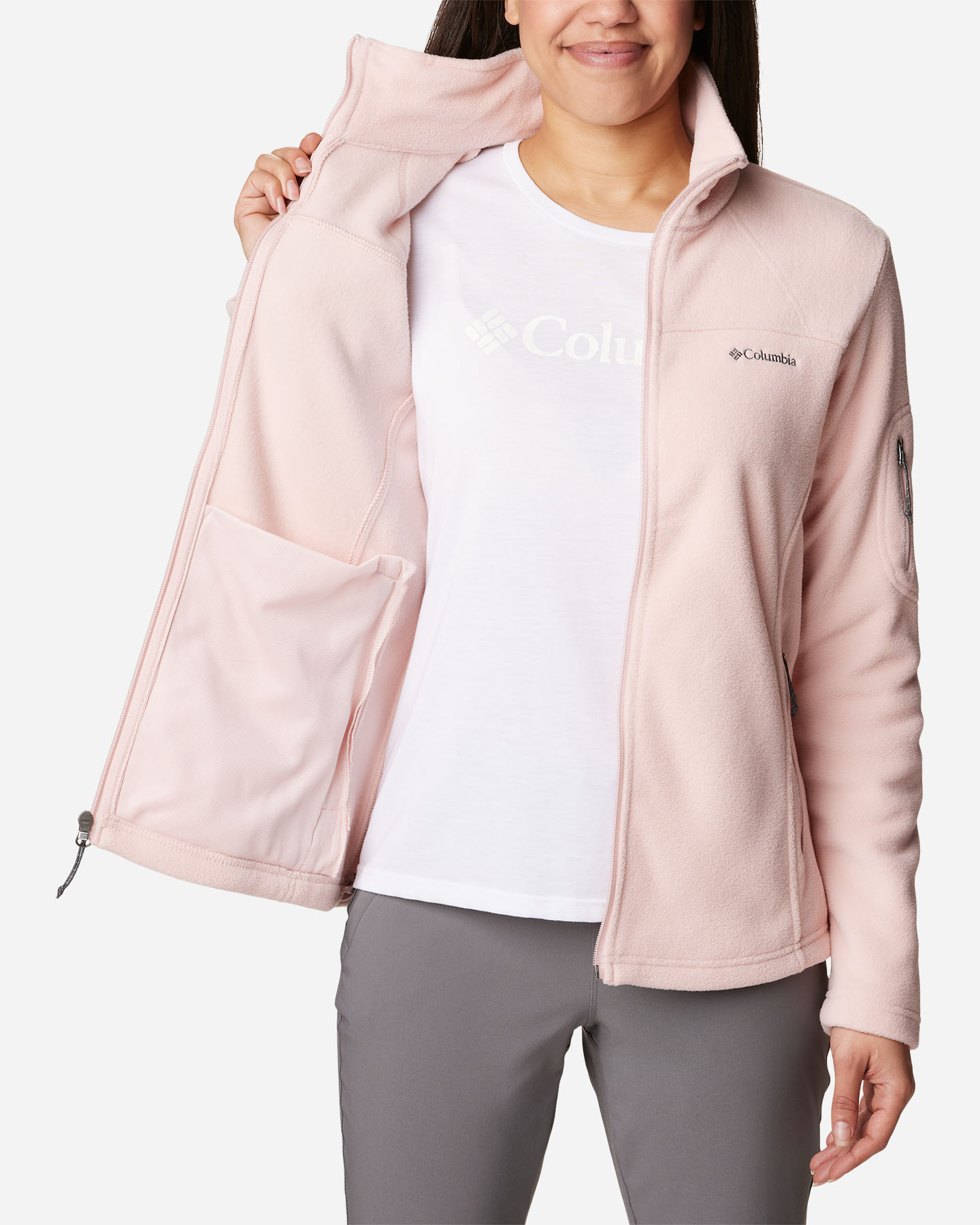 Pile COLUMBIA FAST TREK II W - Rosa - 2 | Cisalfa Sport