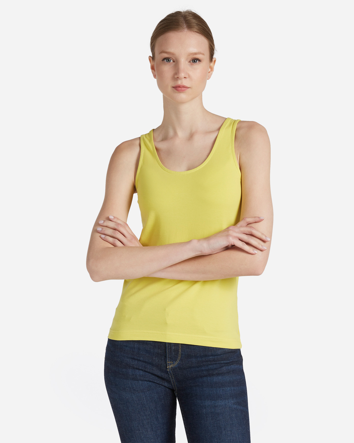Canotta DACK'S BASIC COLLECTION W - Giallo - 0 | Cisalfa Sport
