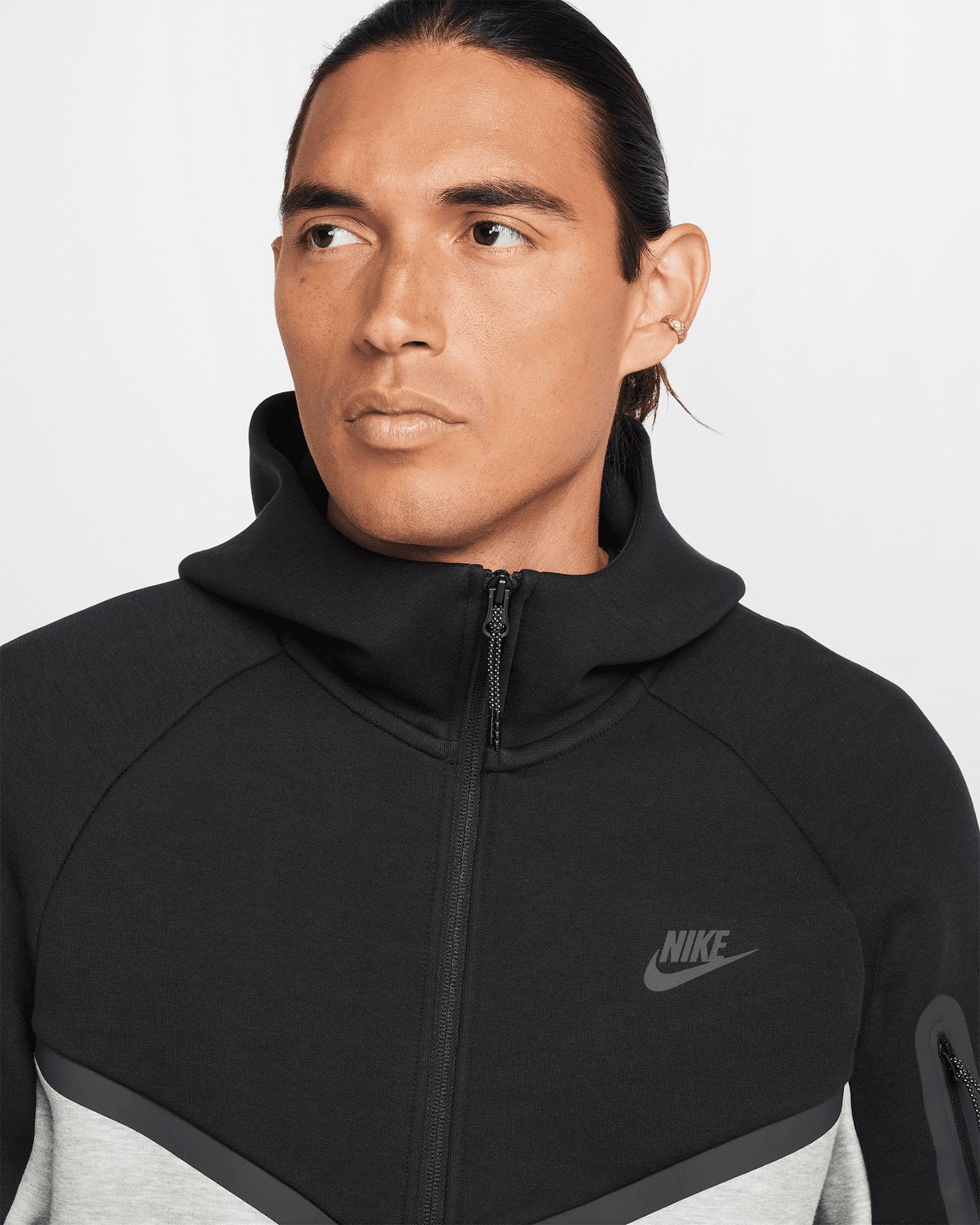 Felpa NIKE TECH FLEECE M - Nero - 4 | Cisalfa Sport