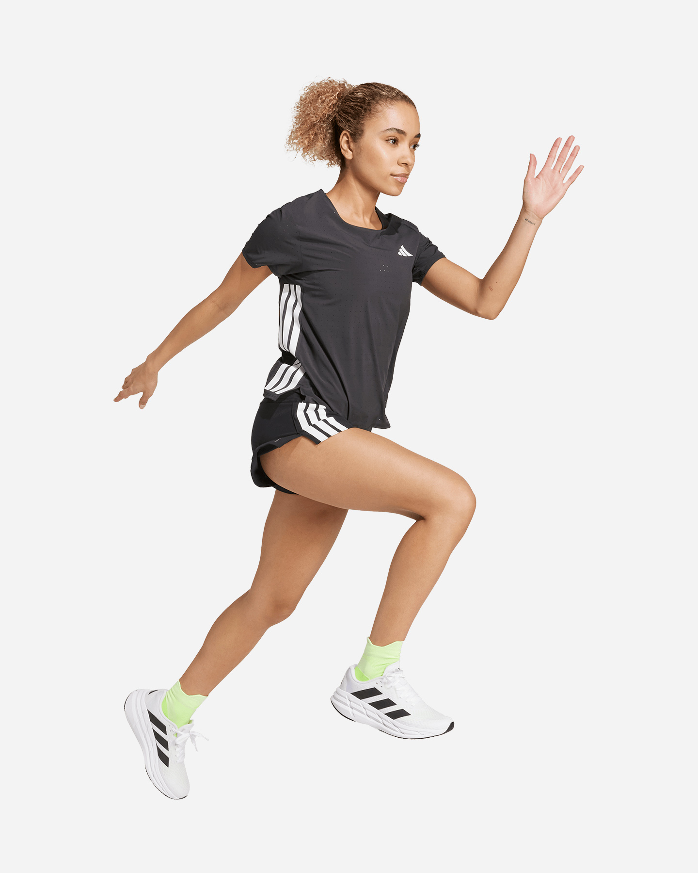 Short running ADIDAS ADIZERO GEL W - Nero - 2 | Cisalfa Sport