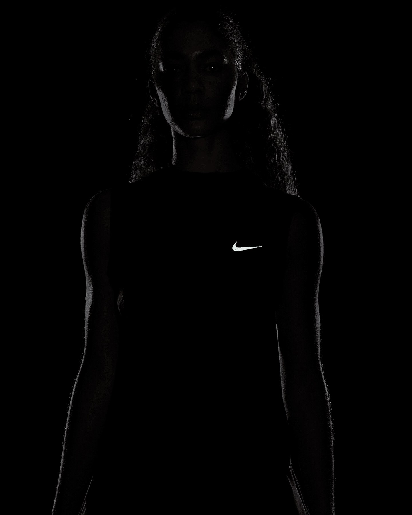 Canotta running NIKE DRI FIT ADVANTAGE RUN DVN W - Nero - 4 | Cisalfa Sport