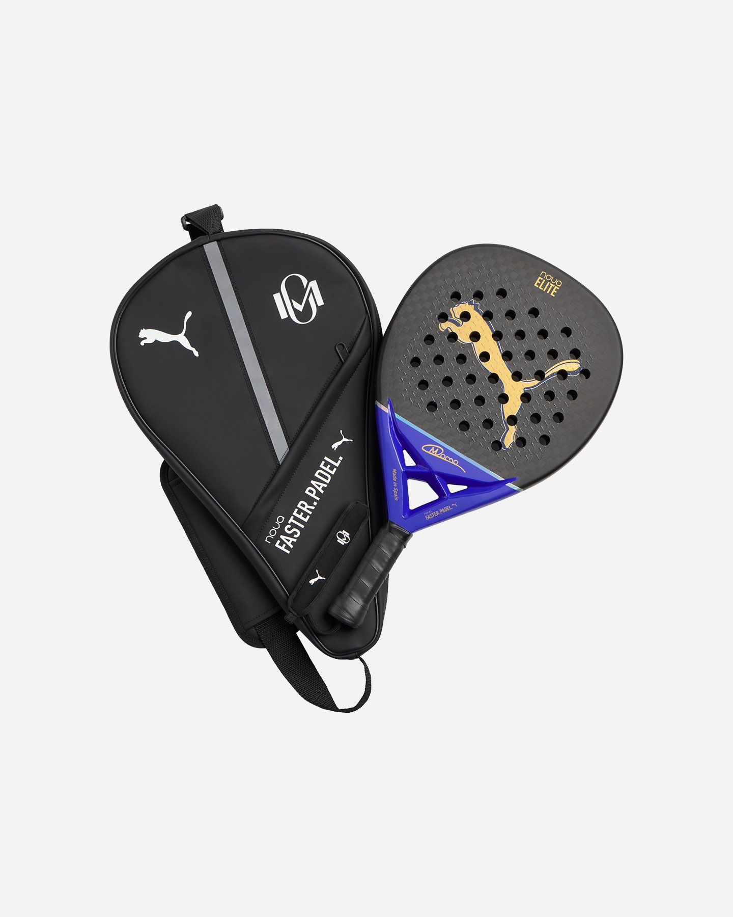 Racchetta padel intermedia PUMA MOMO - Nero - 5 | Cisalfa Sport