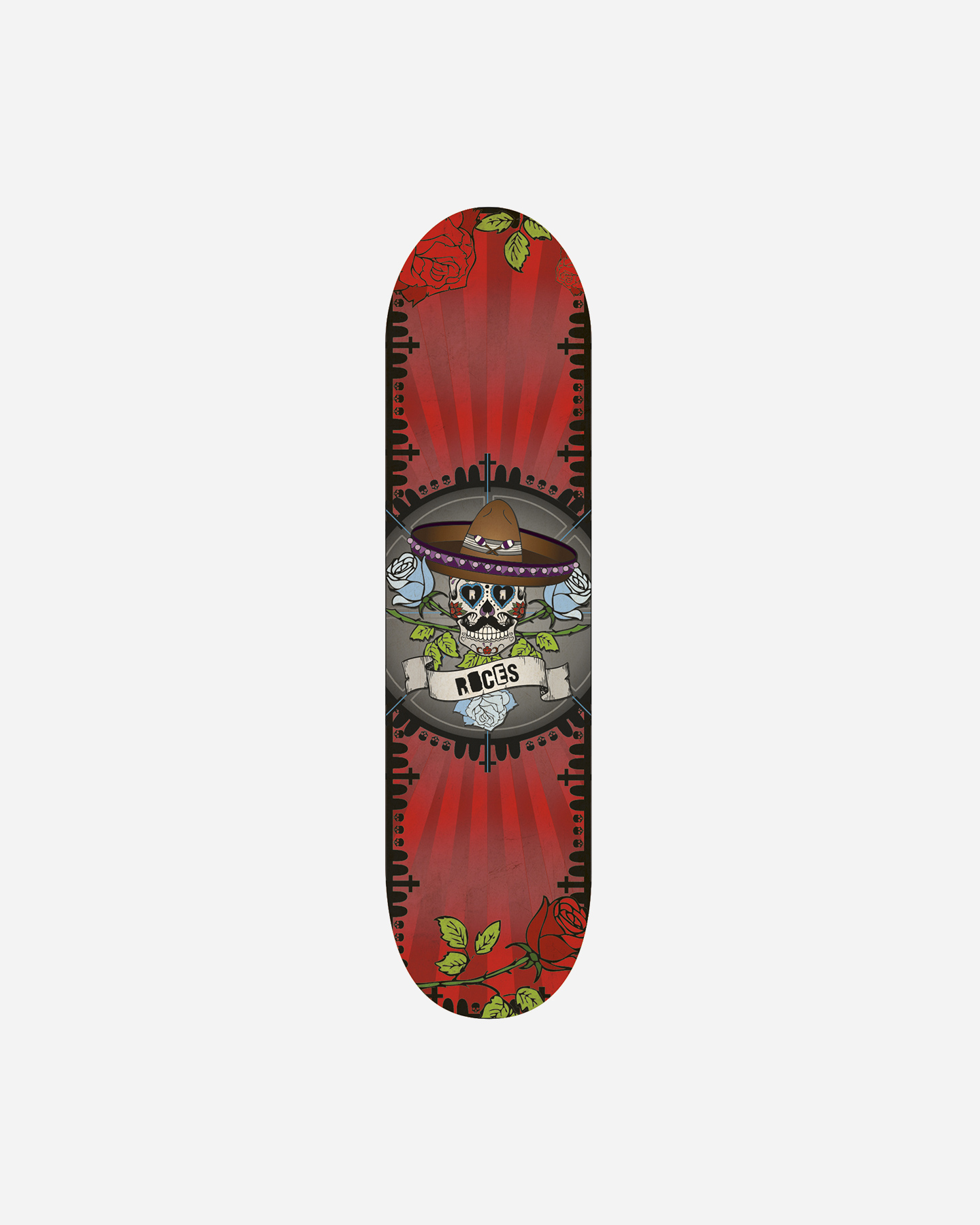Skateboard ROCES 28" CALAVERA - Nero - 0 | Cisalfa Sport