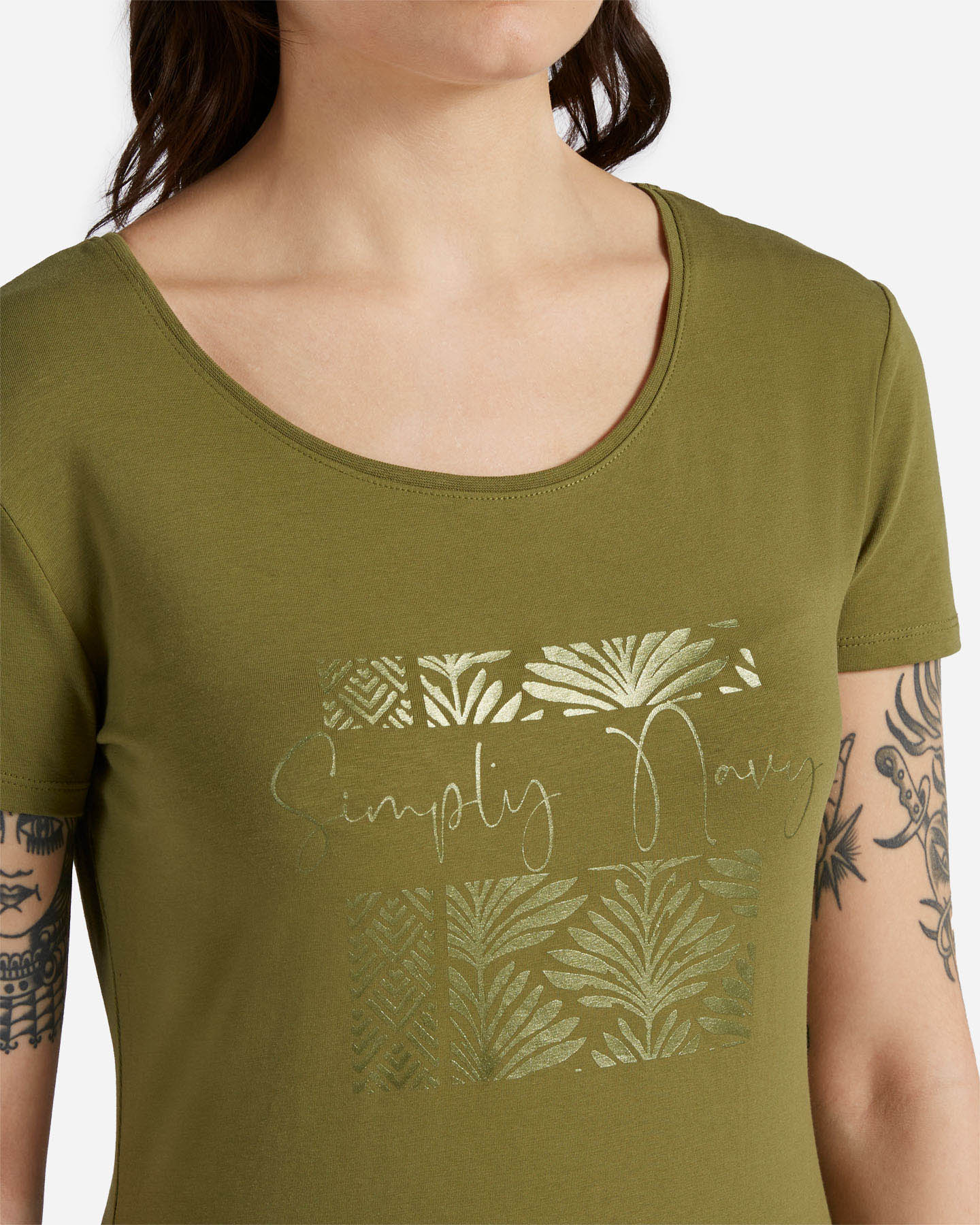 T-shirt DACK'S ESSENTIAL W - Verde - 4 | Cisalfa Sport